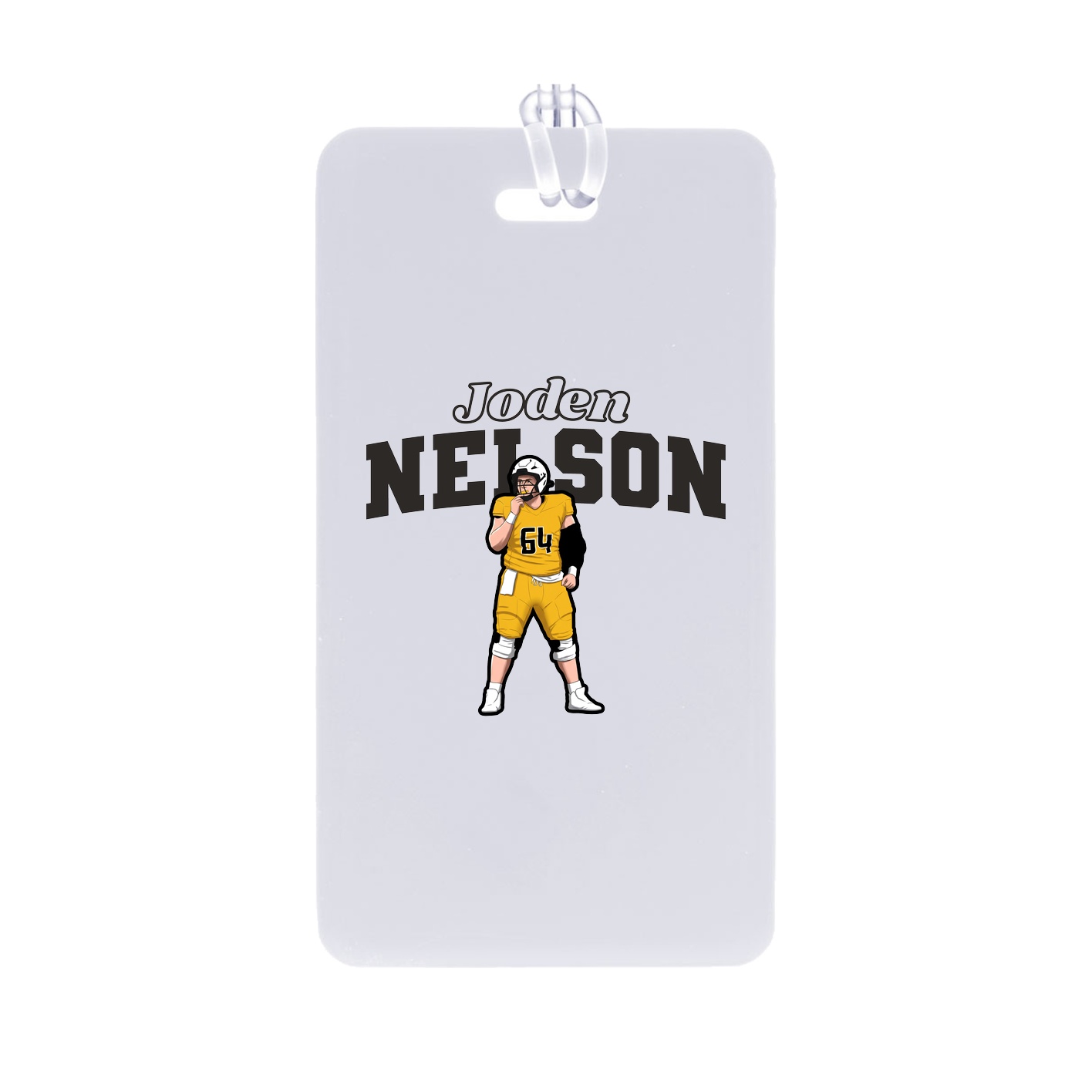 Bag Tag — Name Arch in Classic