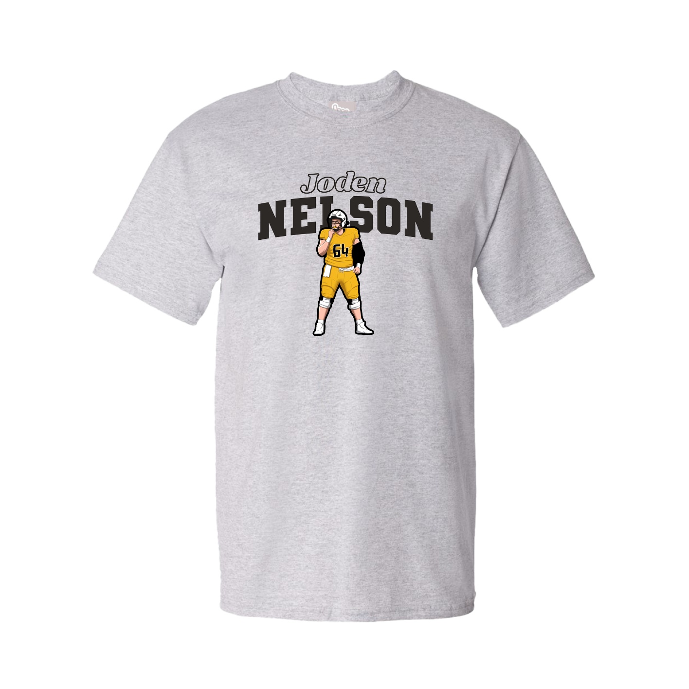 Tee — Name Arch in Grey