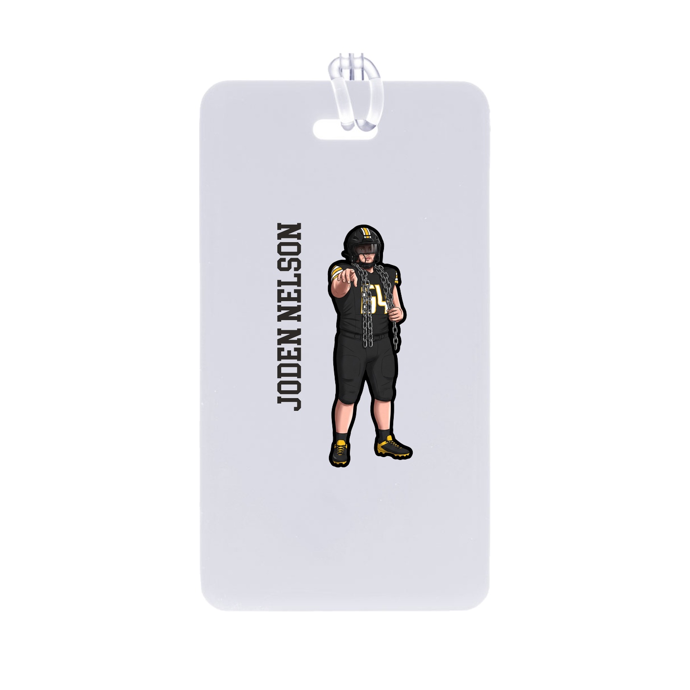 Bag Tag — Name Vertical in Classic