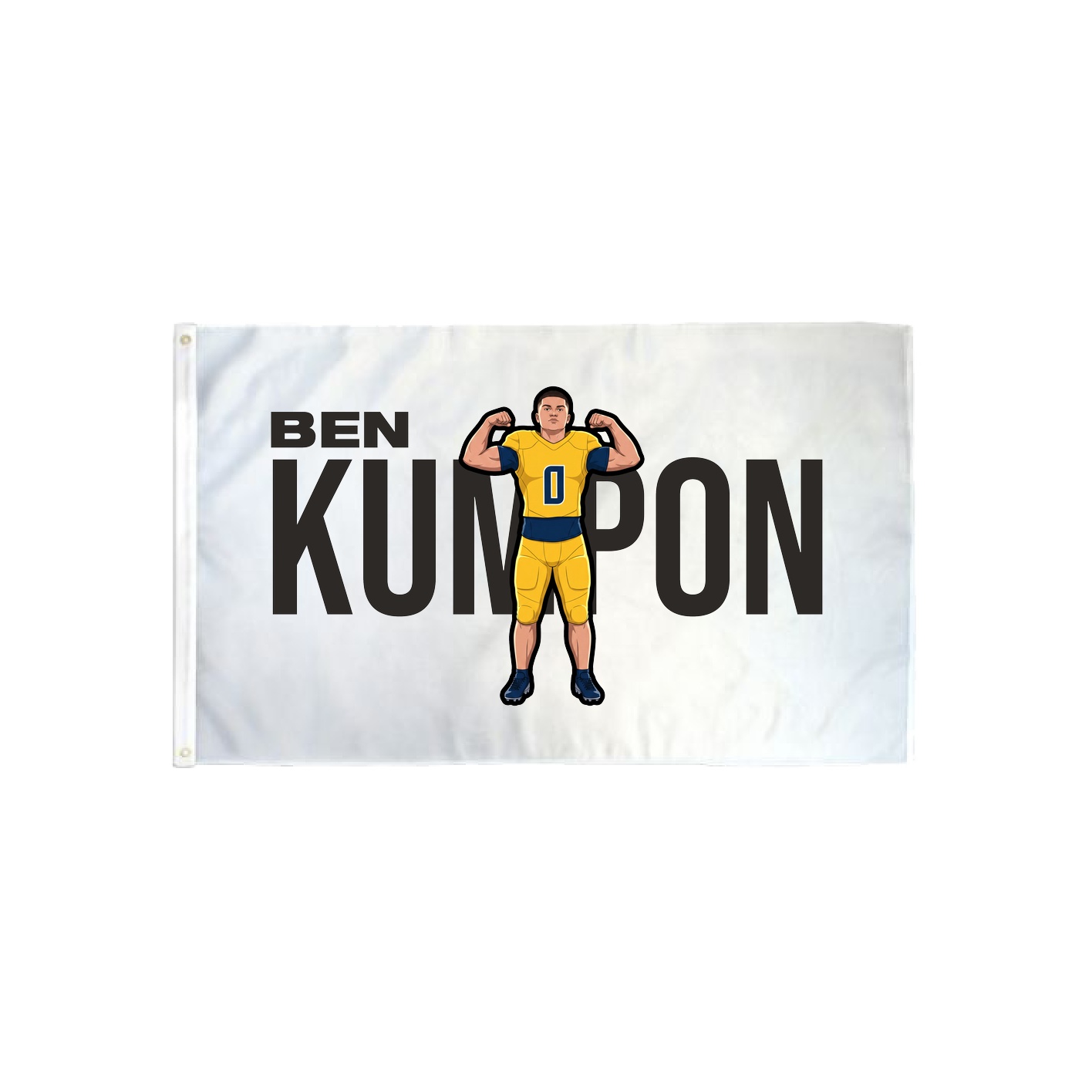3x5 Flag — Player Name in Classic