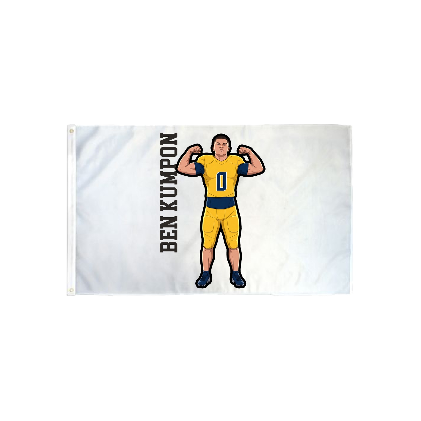3x5 Flag — Name Vertical in Classic