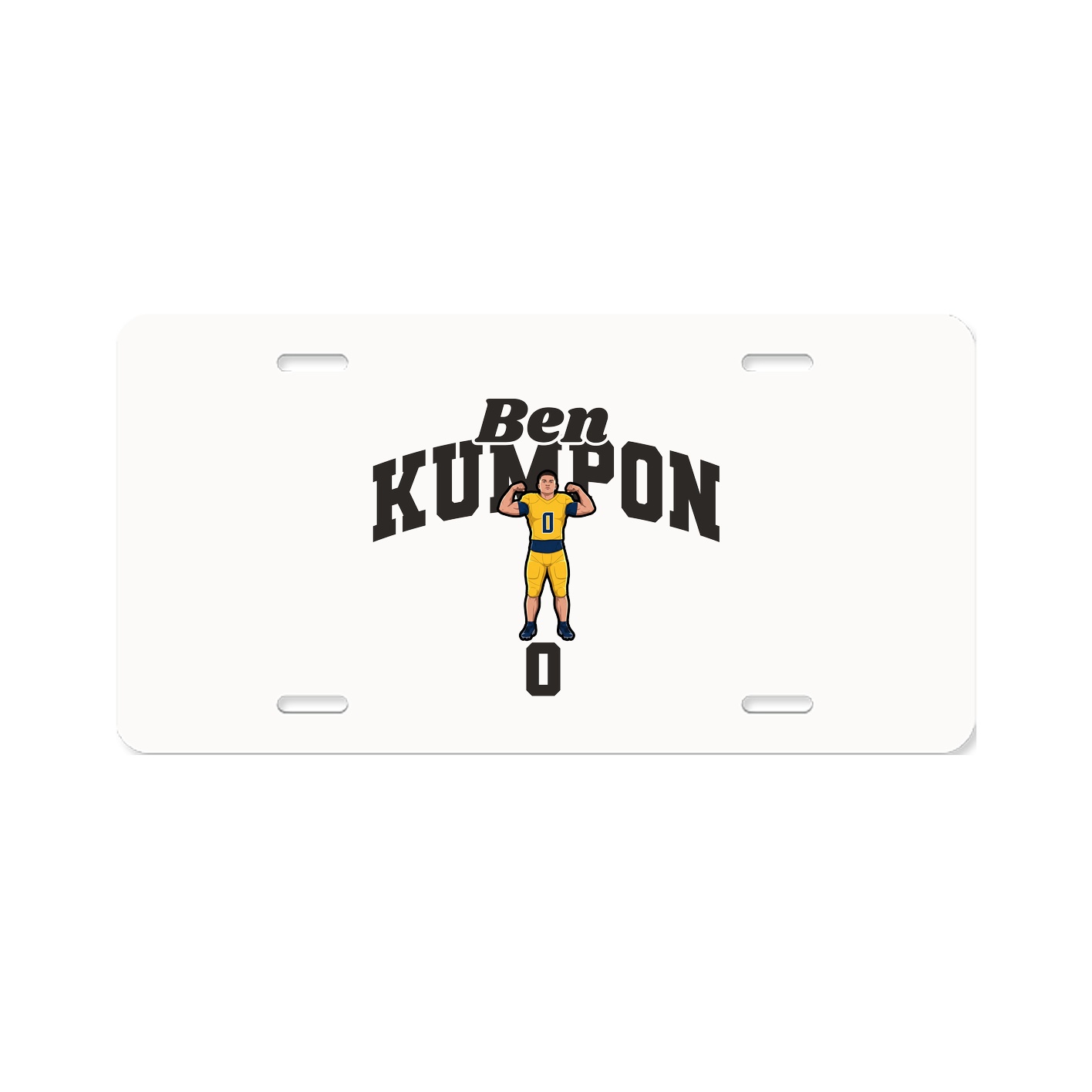 License Plate — Signature Arch in Classic