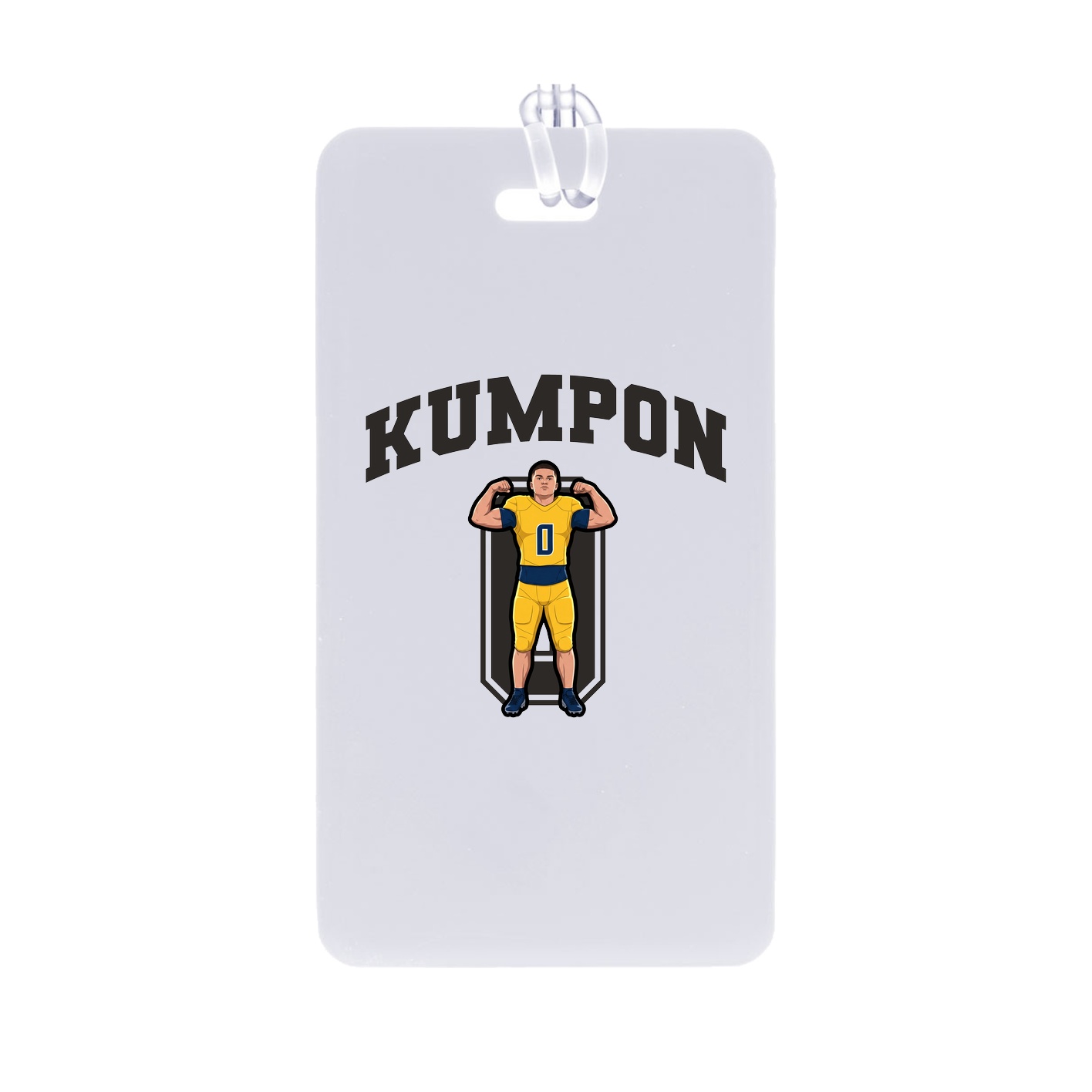 Bag Tag — Number in Classic