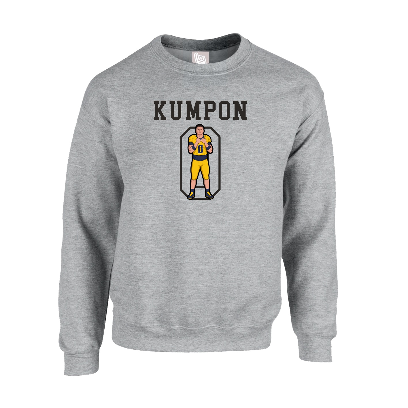 Fleece Crew — Shirsey in Grey
