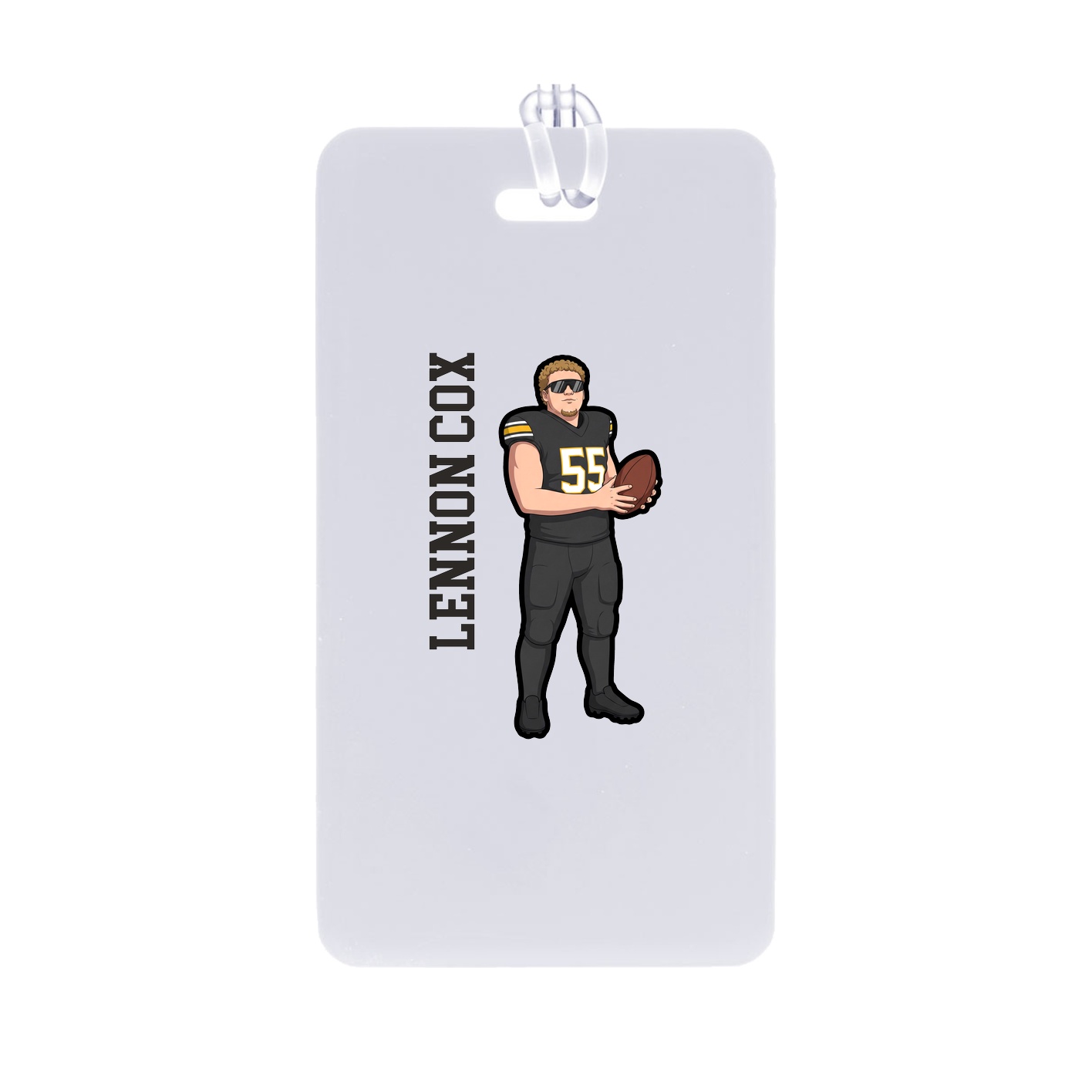 Bag Tag — Name Vertical in Classic