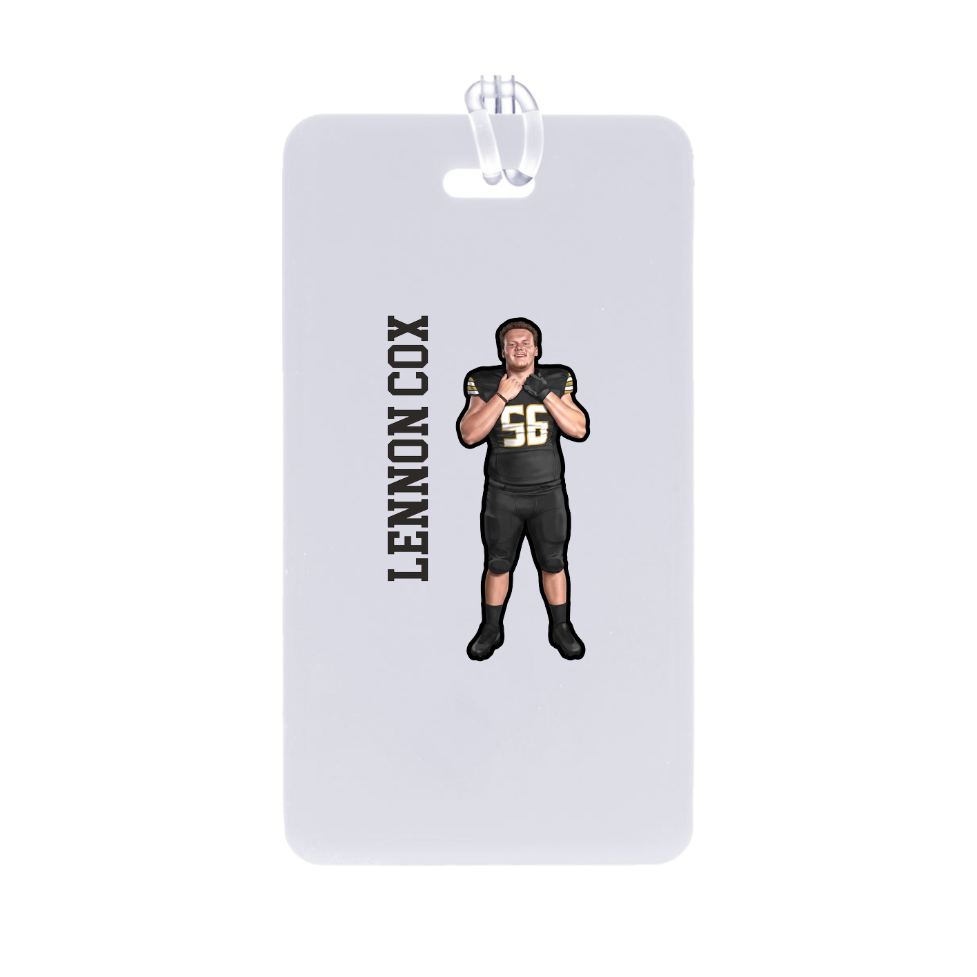 Bag Tag — Name Vertical in Classic