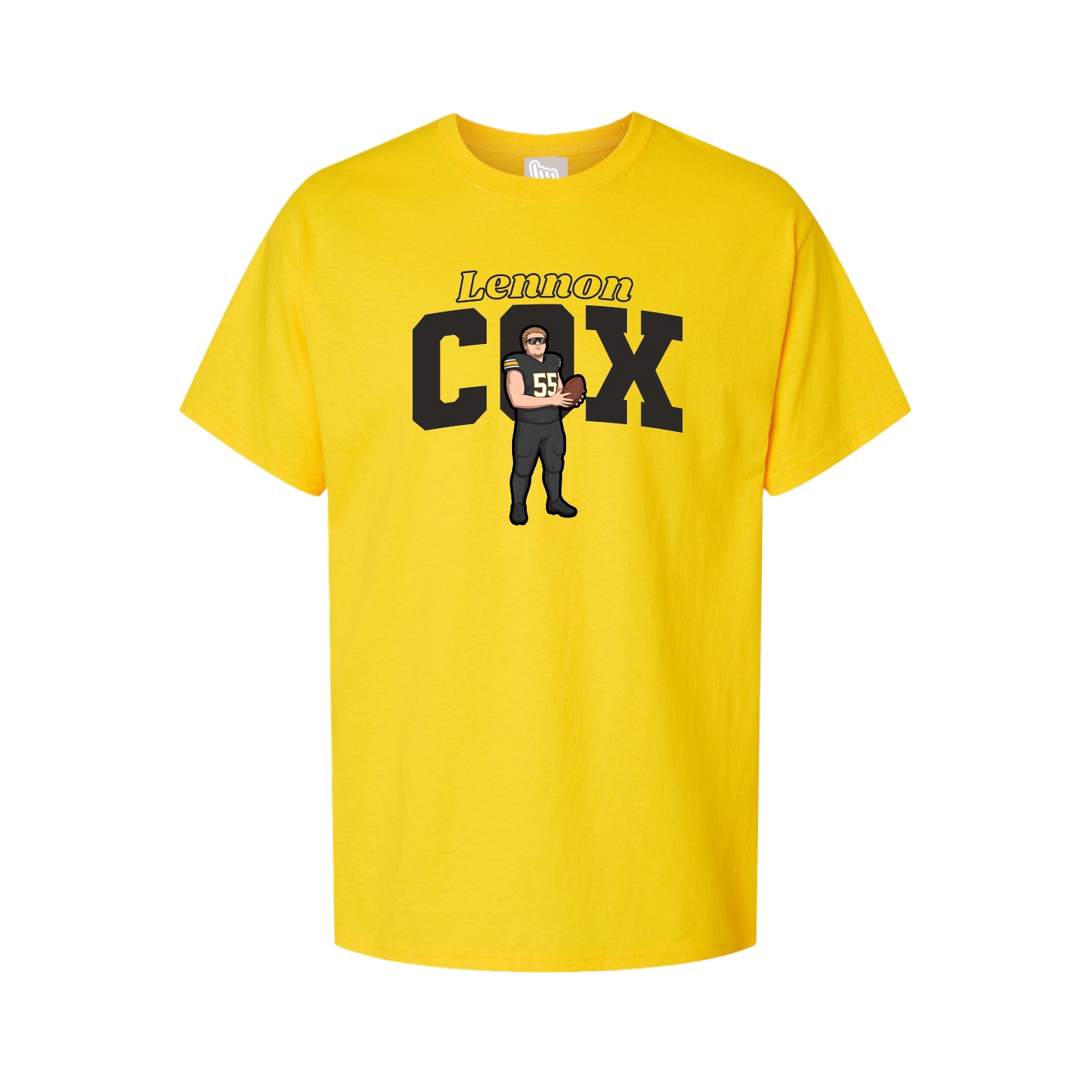 Tee — Name Arch in Gold