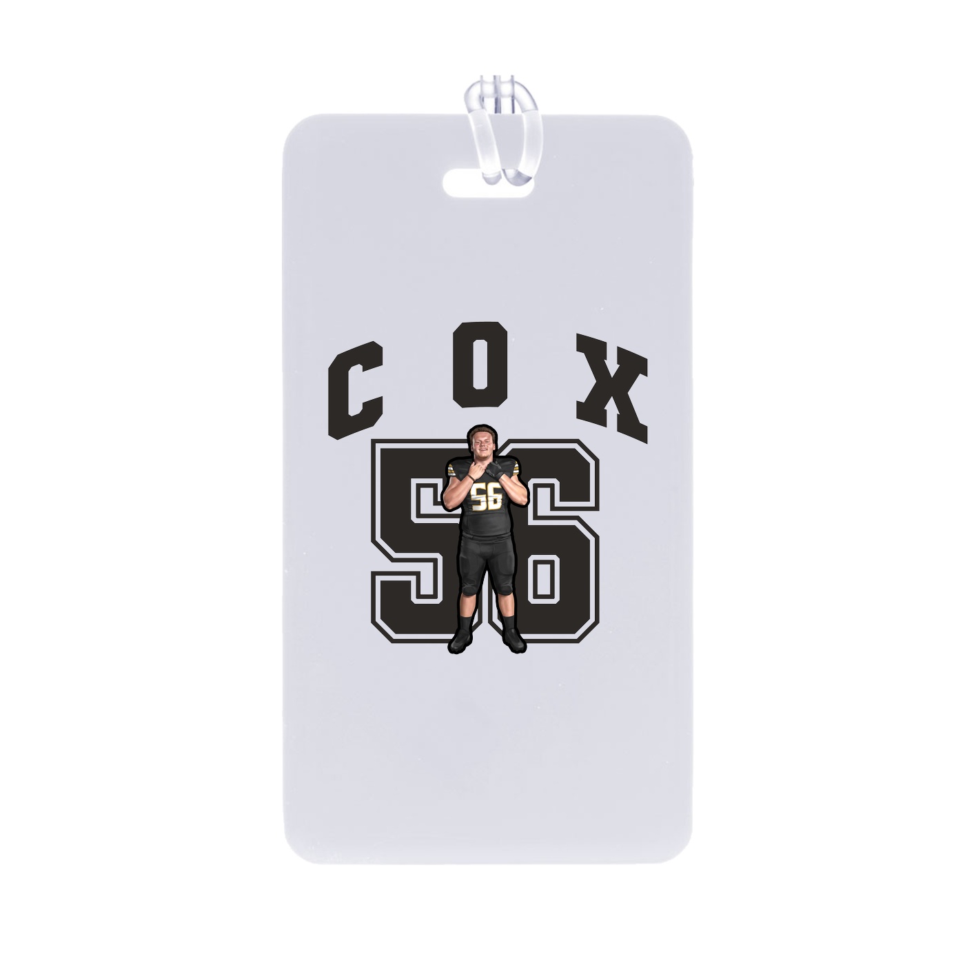 Bag Tag — Number in Classic