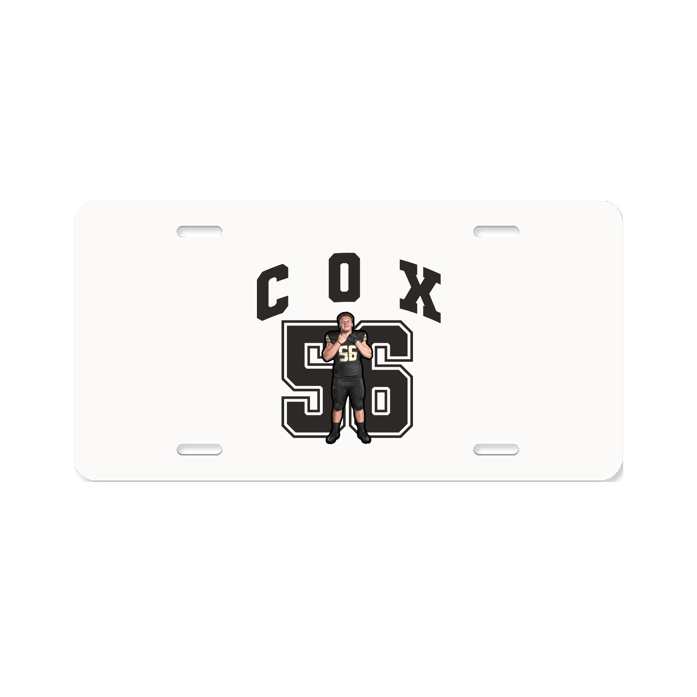 License Plate — Number in Classic