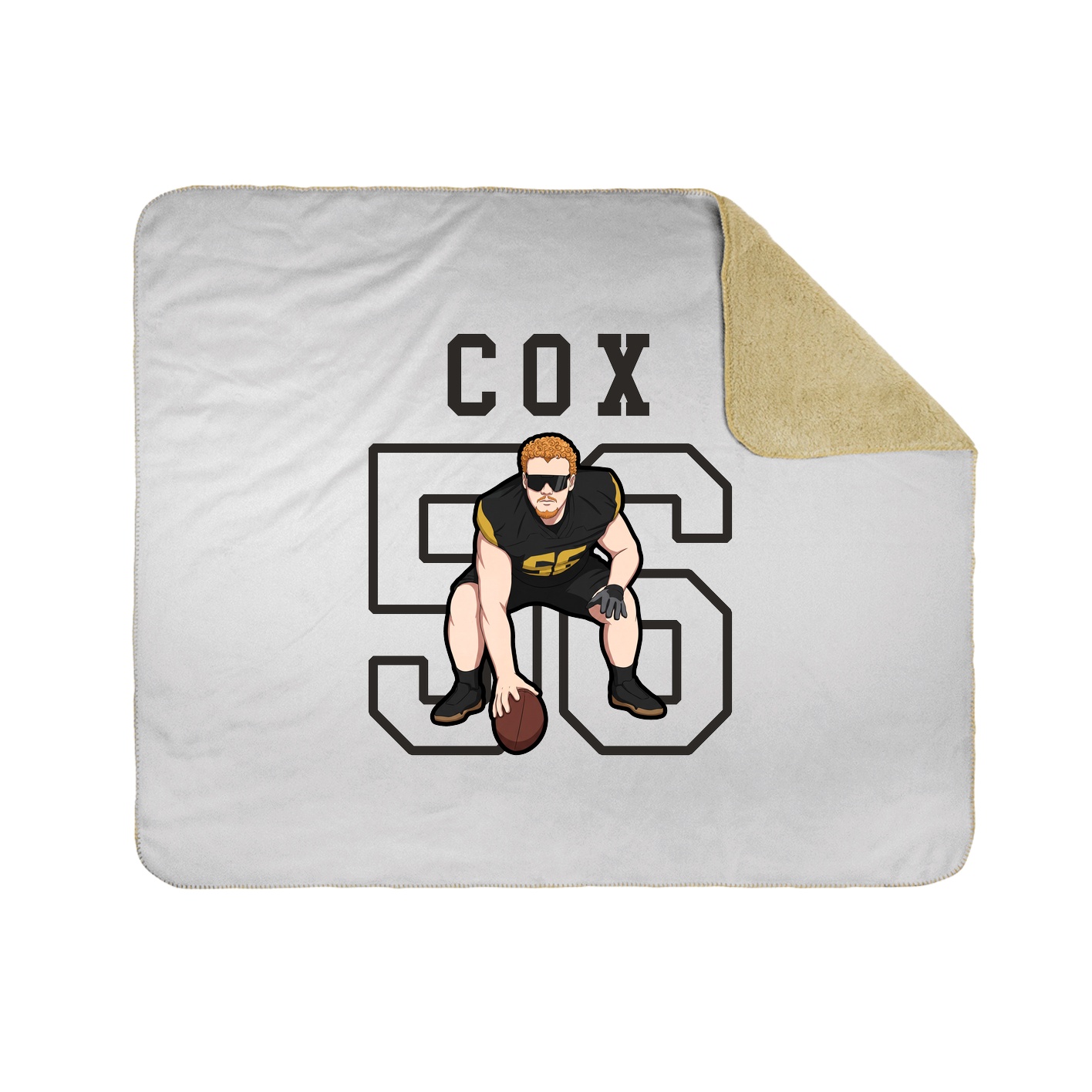 Throw Blanket — Shirsey in White