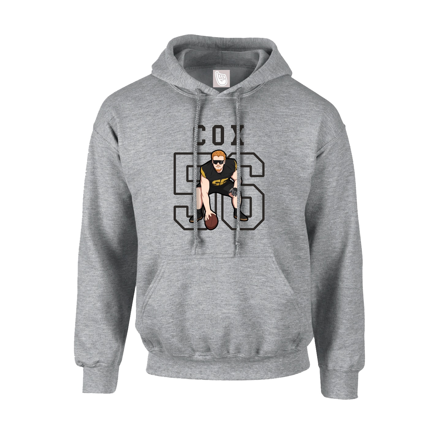 Hoodie — Shirsey in Grey