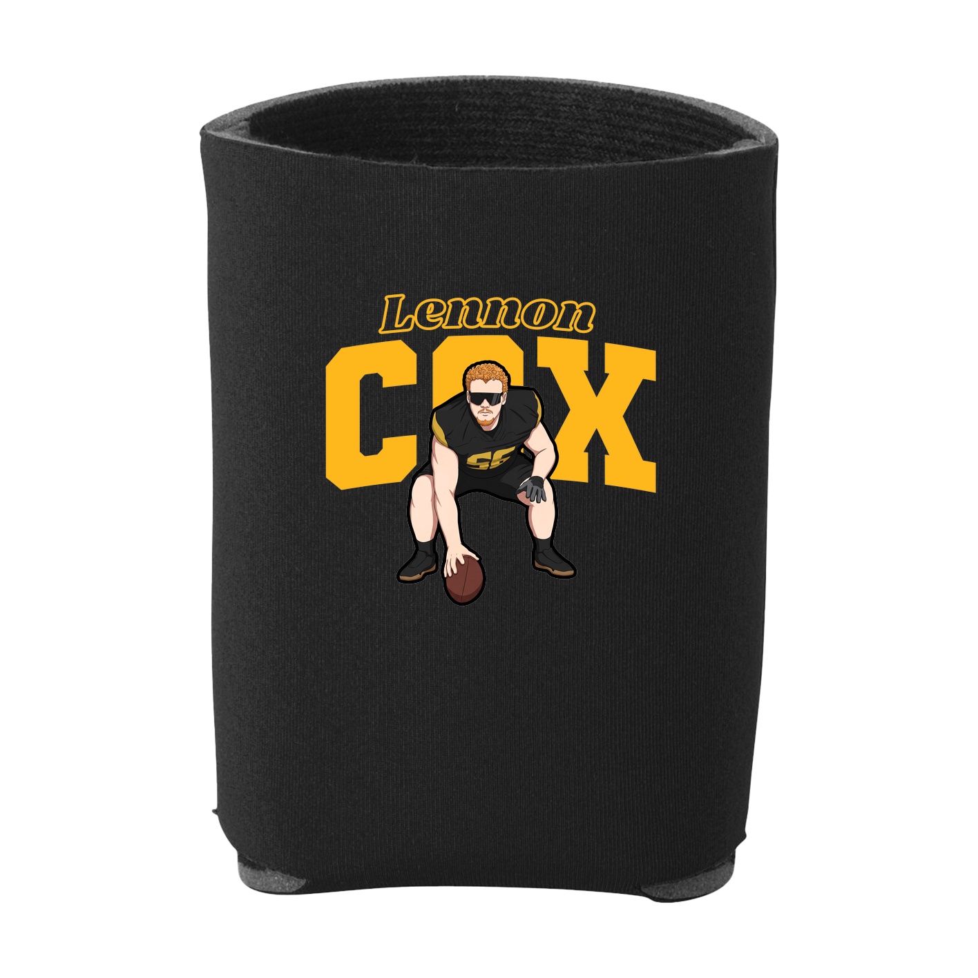 Can Holder — Name Arch in Black