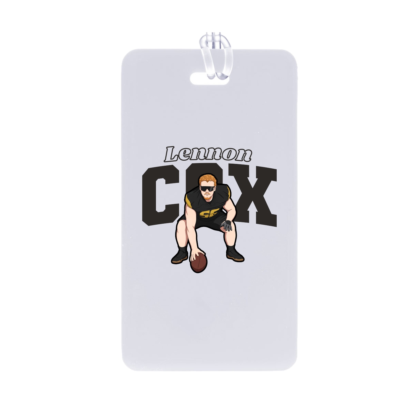 Bag Tag — Name Arch in Classic