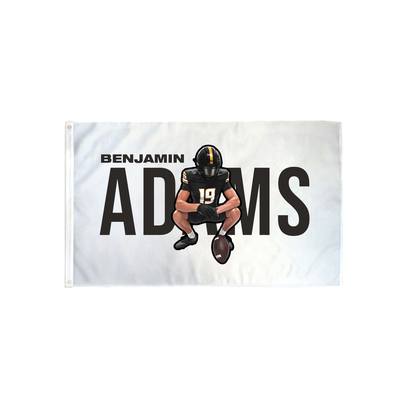 3x5 Flag — Player Name in Classic