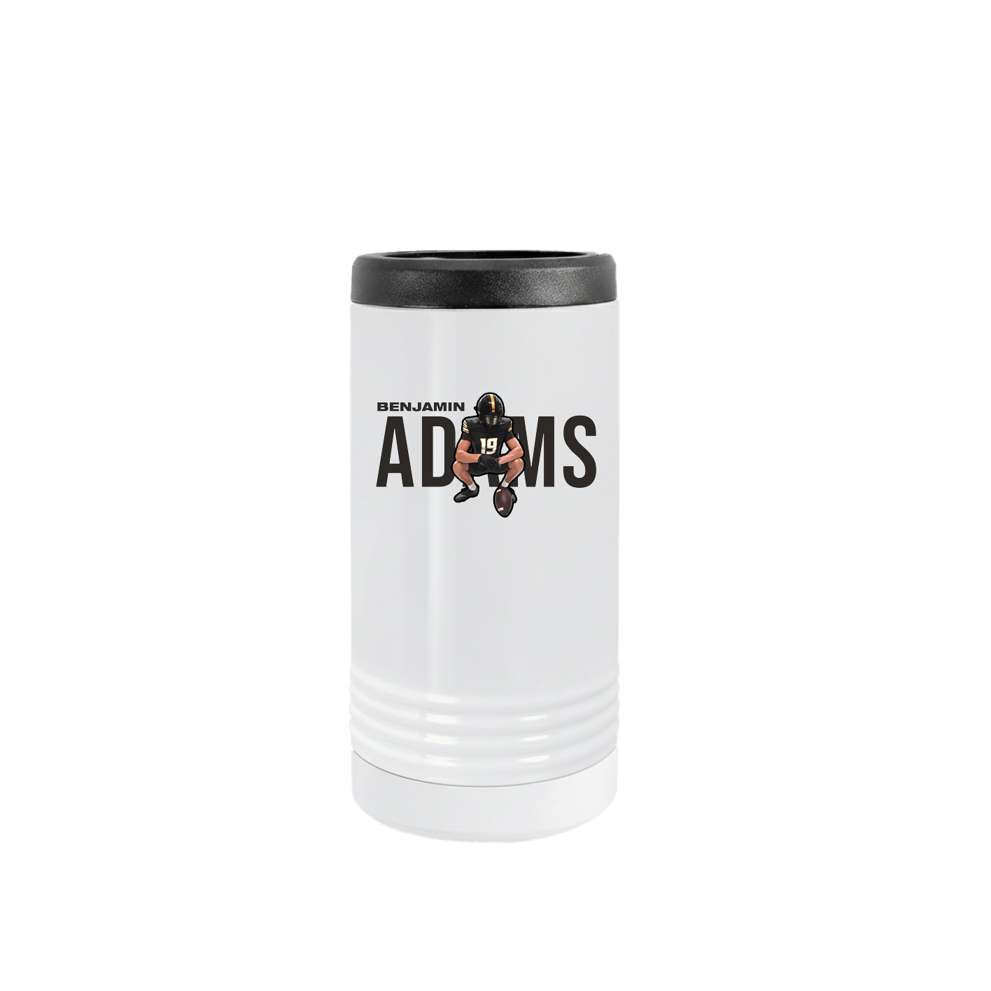Slim Beverage Holder — Player Name in White