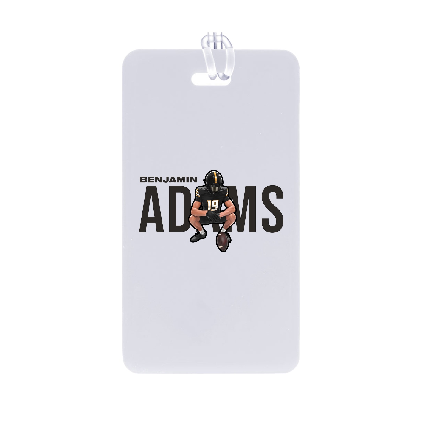 Bag Tag — Player Name in Classic