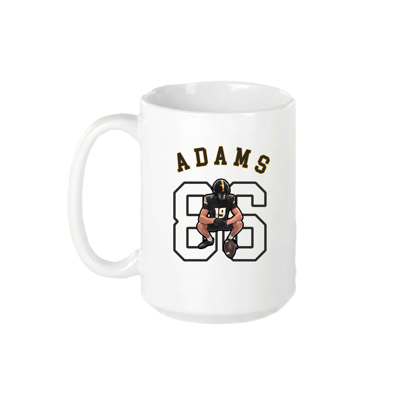 15oz Coffee Mug — Shirsey Arch in White