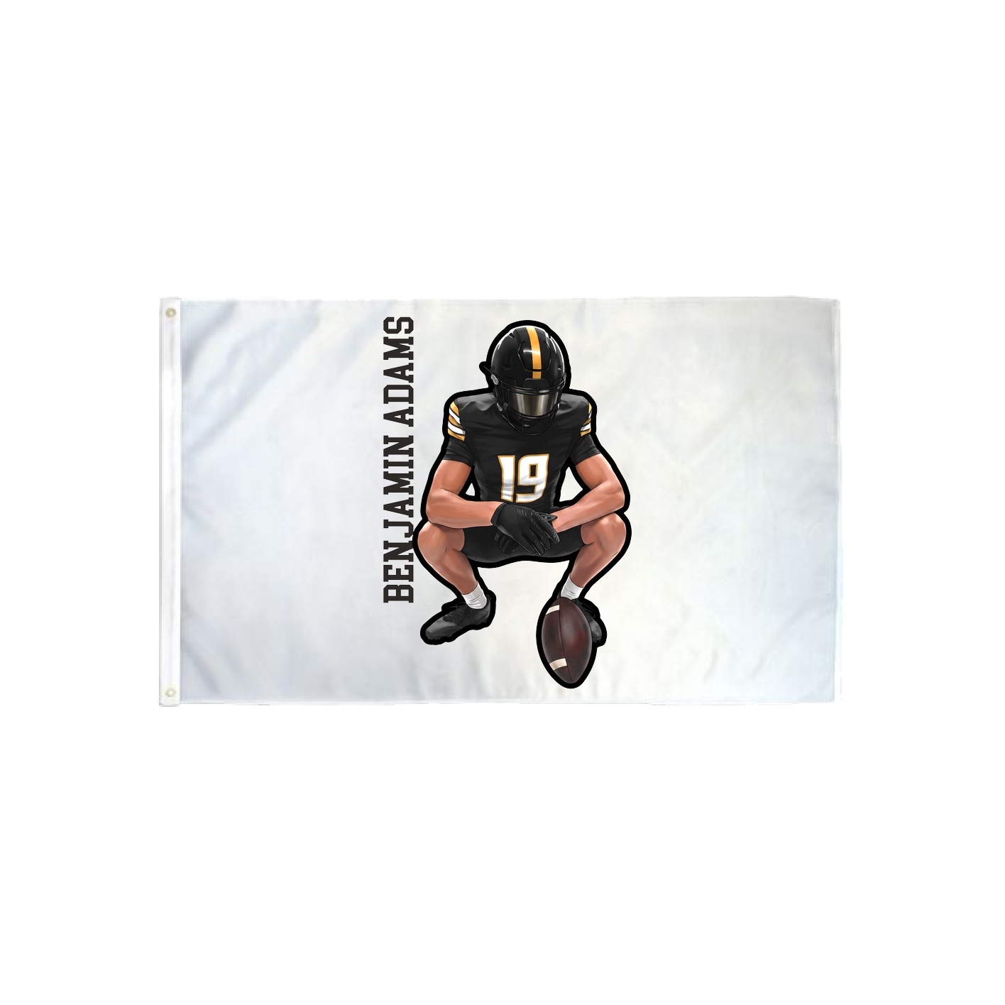 3x5 Flag — Name Vertical in Classic