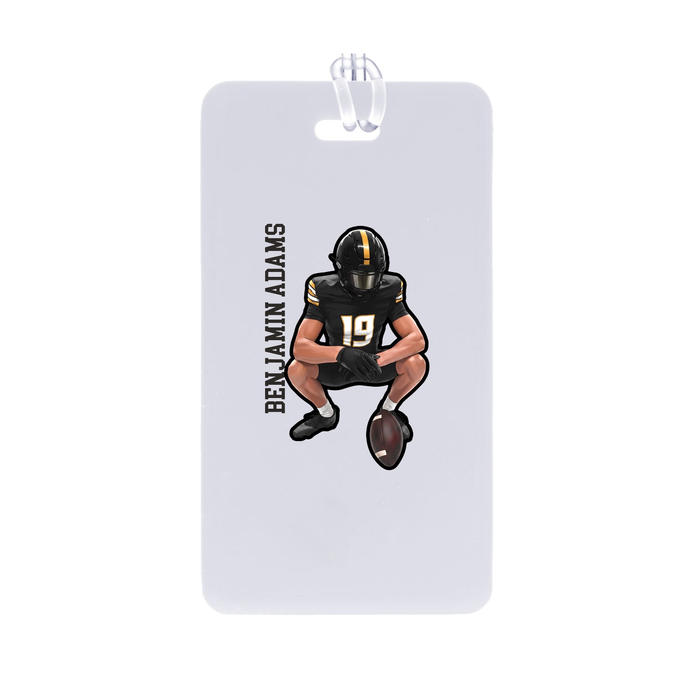 Bag Tag — Name Vertical in Classic