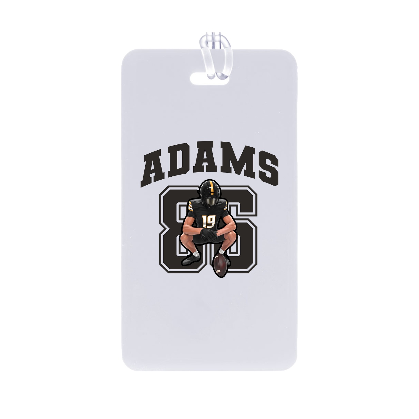 Bag Tag — Number in Classic