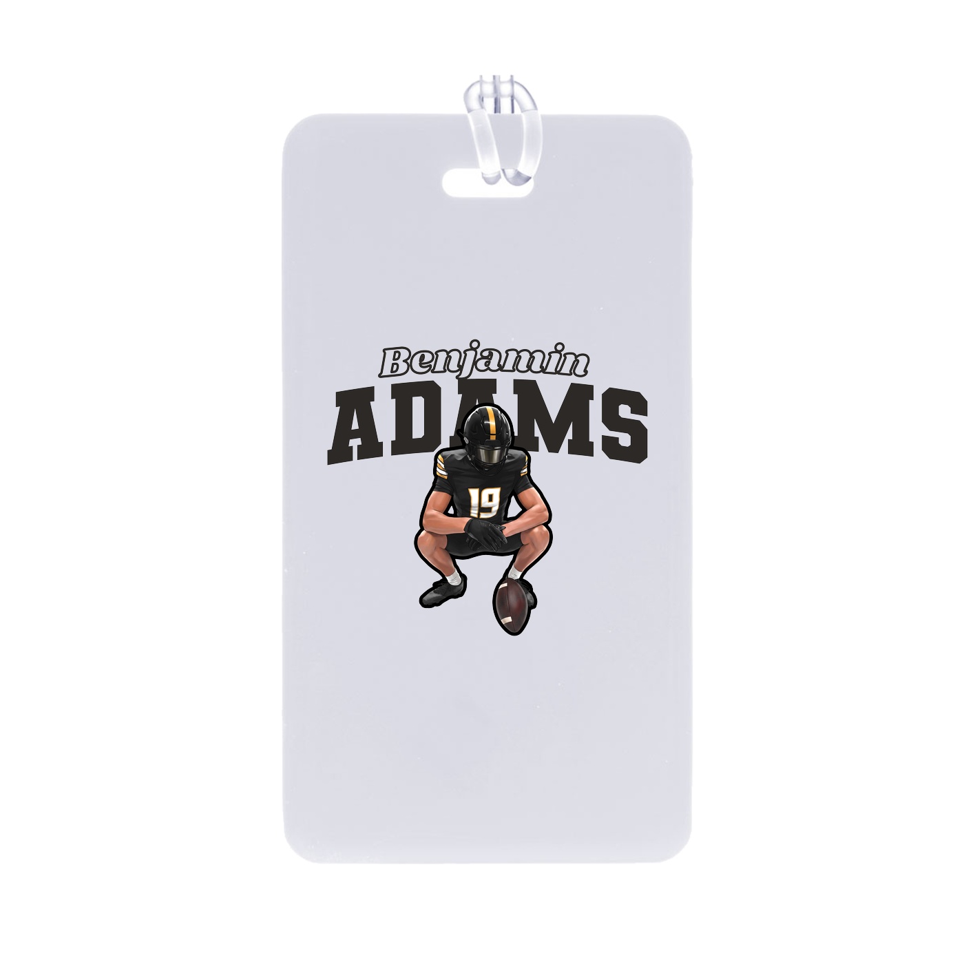 Bag Tag — Name Arch in Classic