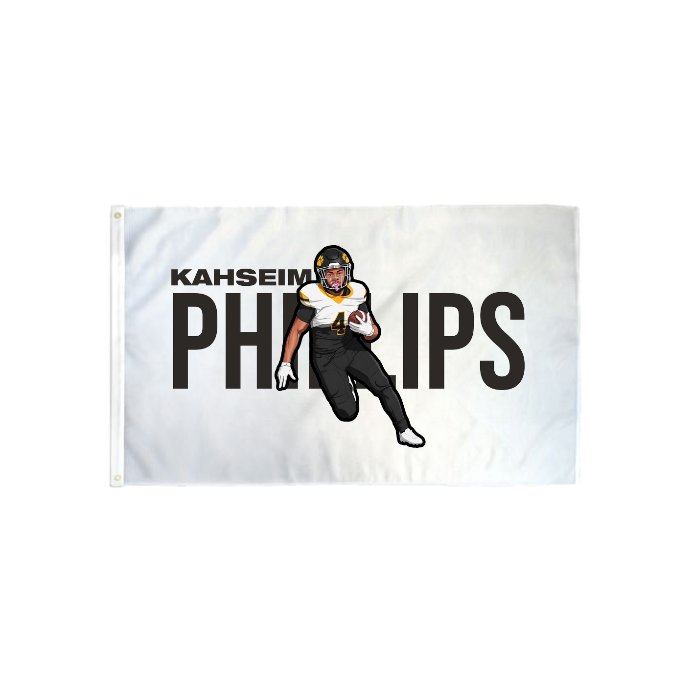 3x5 Flag — Player Name in Classic
