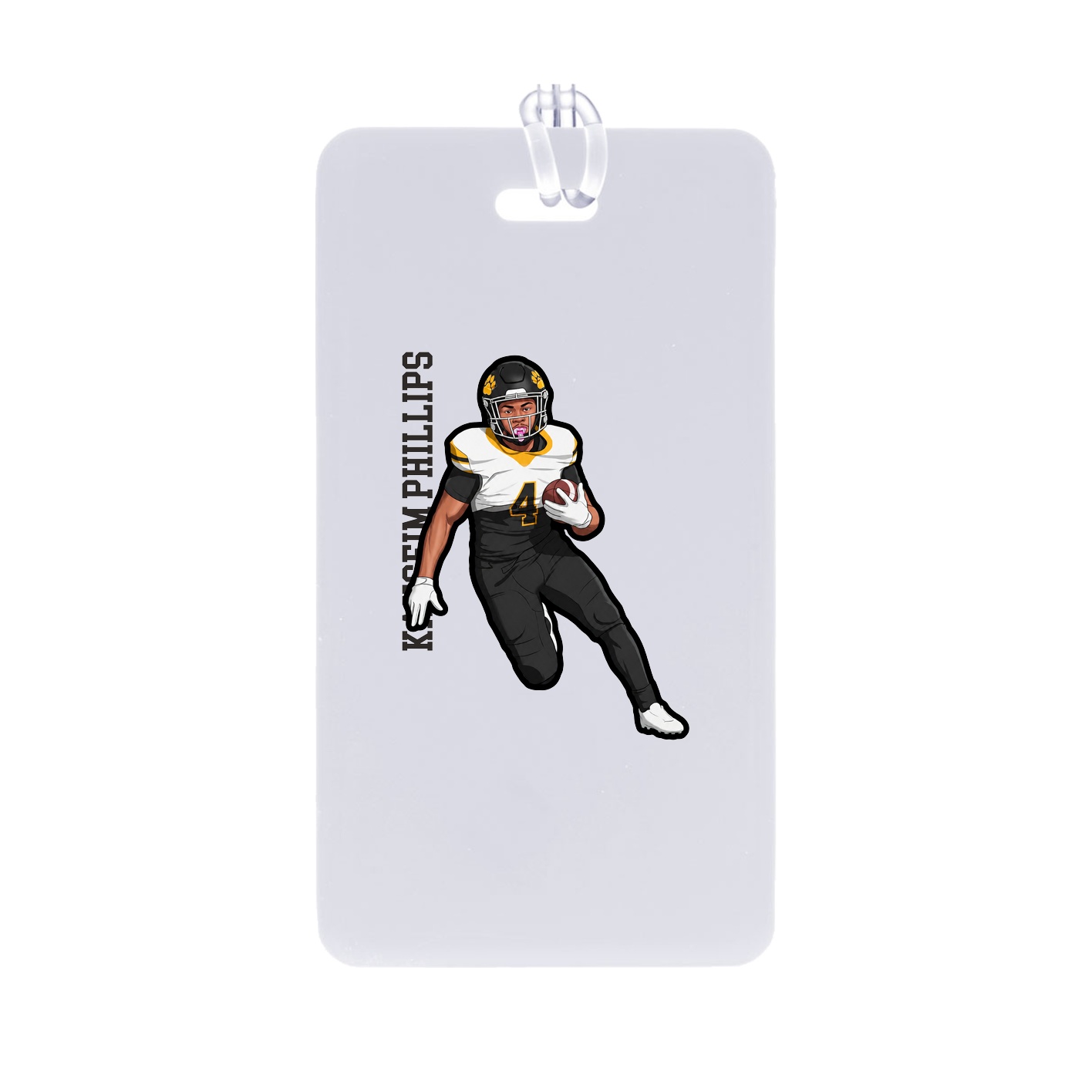 Bag Tag — Name Vertical in Classic