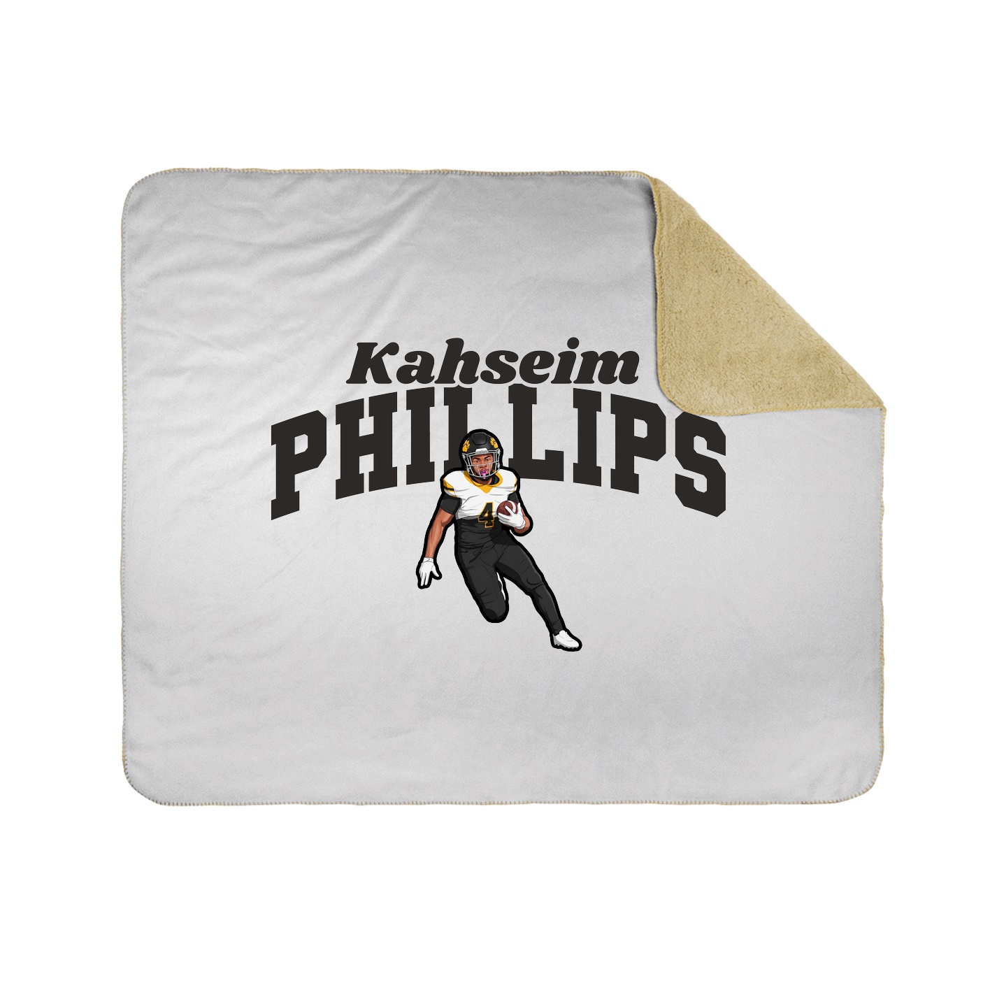Throw Blanket — Signature Arch in White