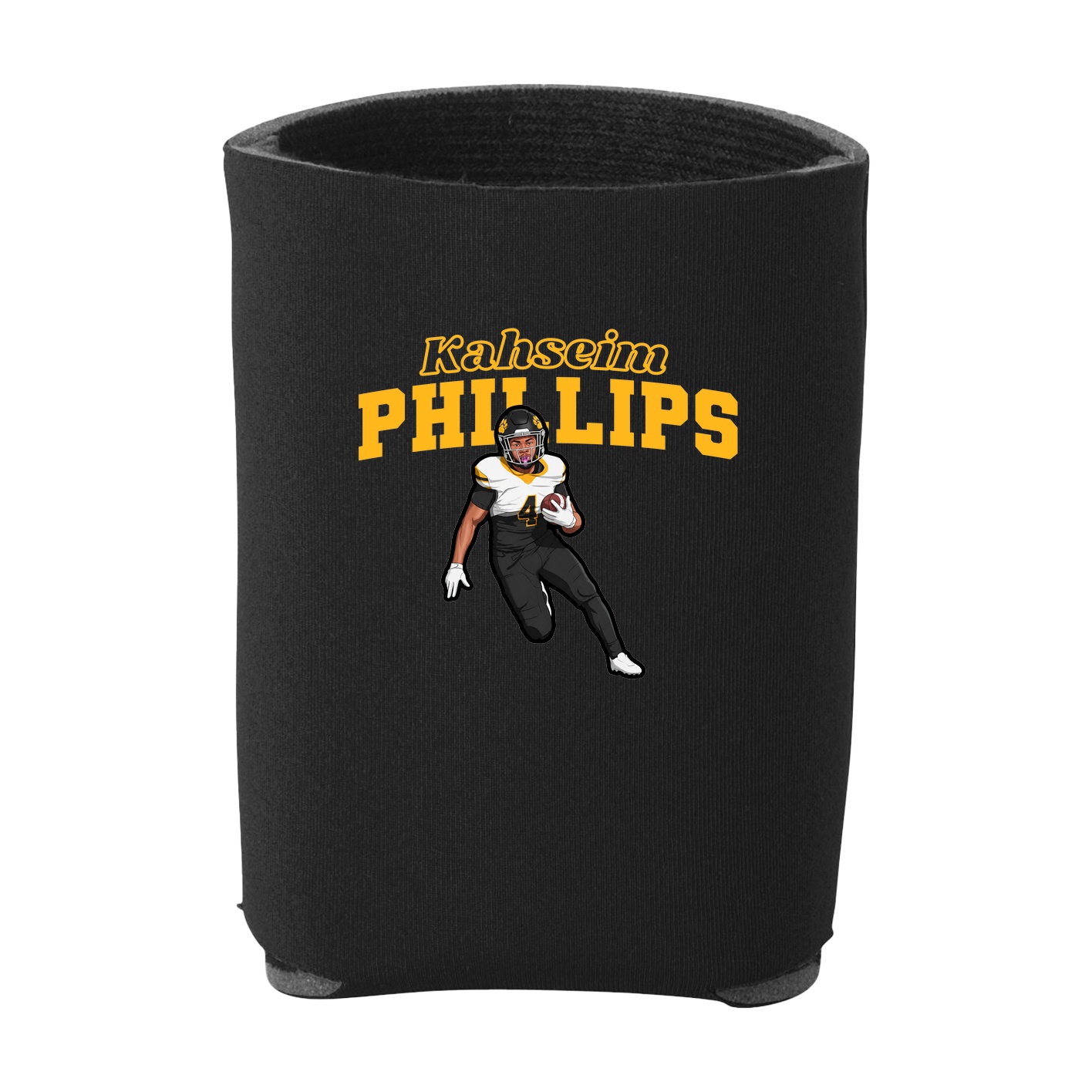 Can Holder — Name Arch in Black