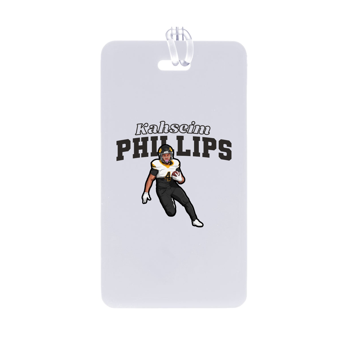 Bag Tag — Name Arch in Classic