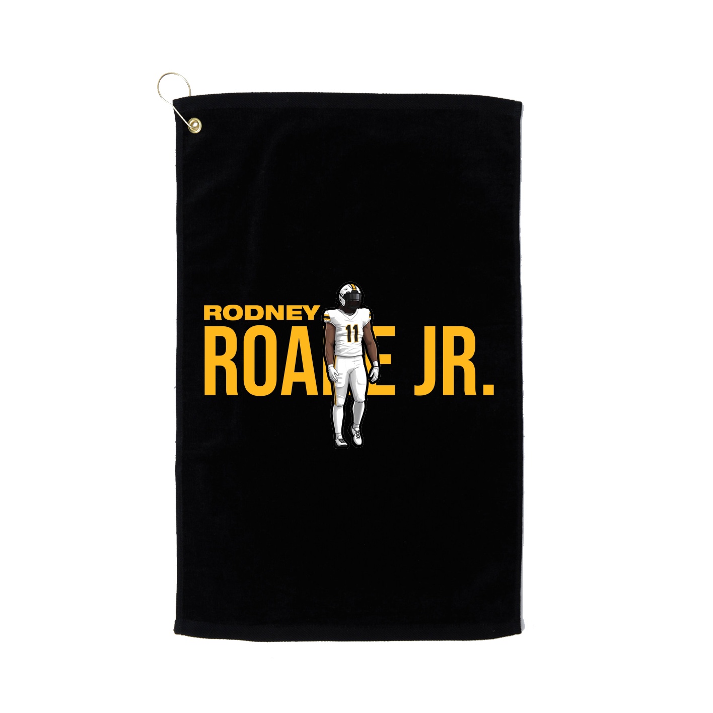 Golf Towel — Player Name in Black