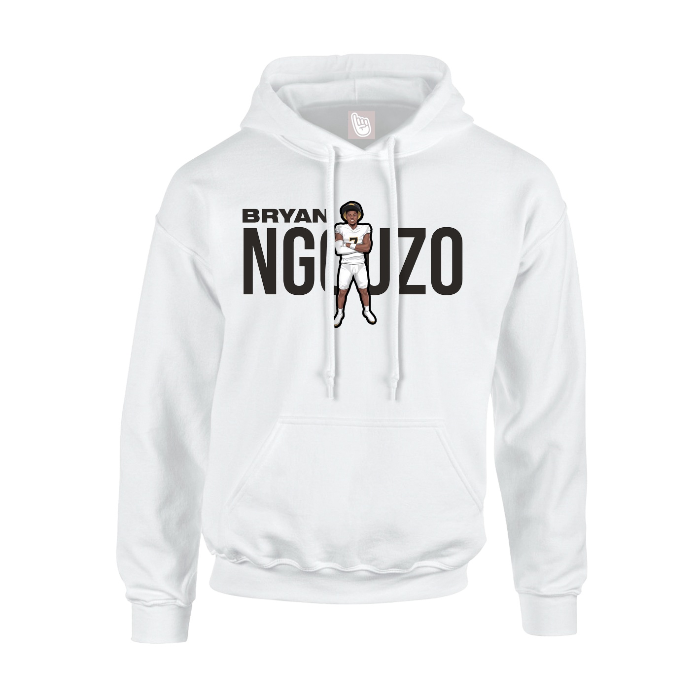 Hoodie — Player Name in White