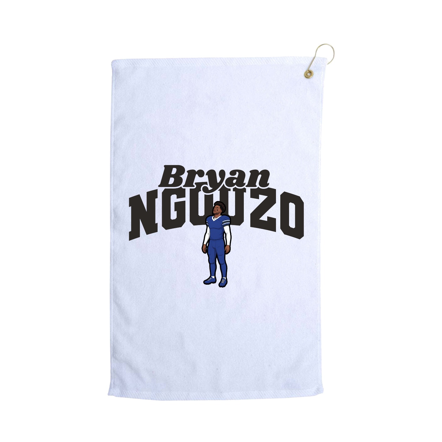 Golf Towel — Signature Arch in White