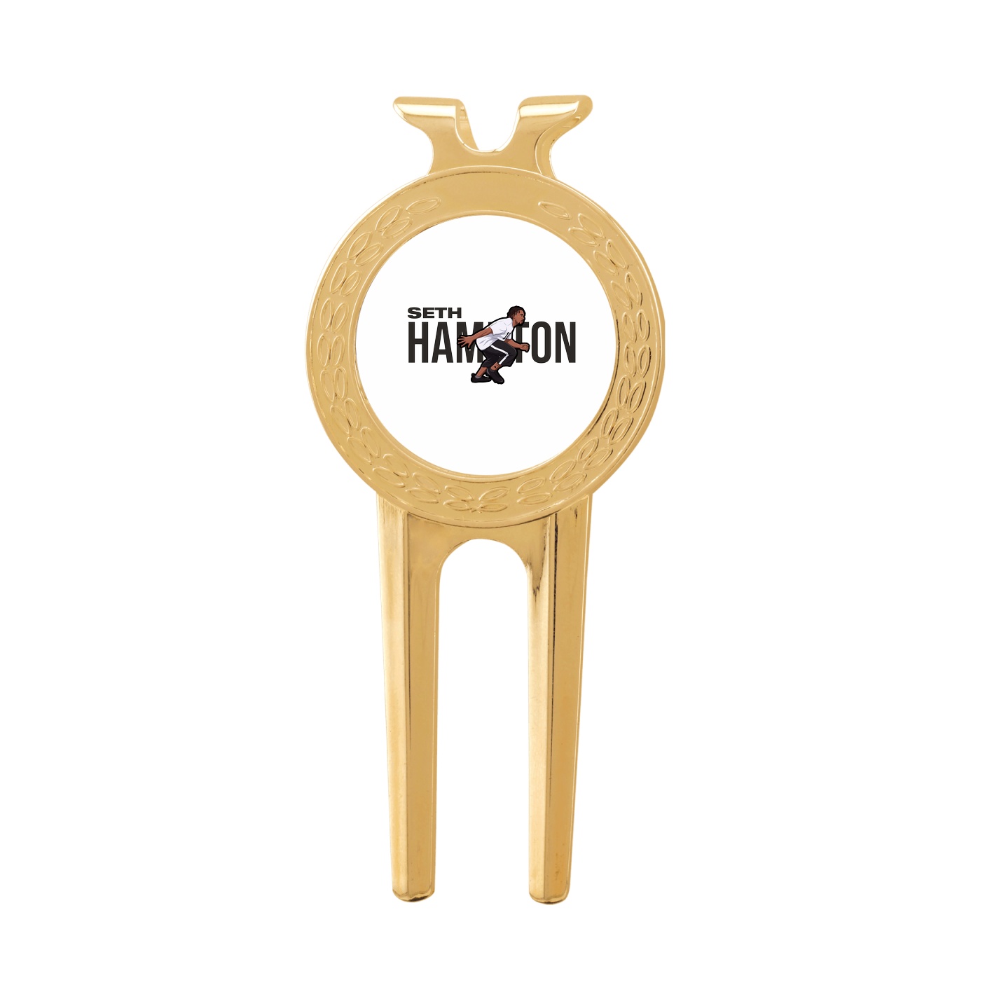Divot Tool with Ball Marker — Player Name in Classic