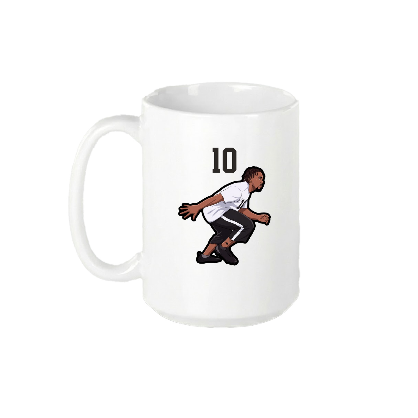 15oz Coffee Mug — Number Top in White