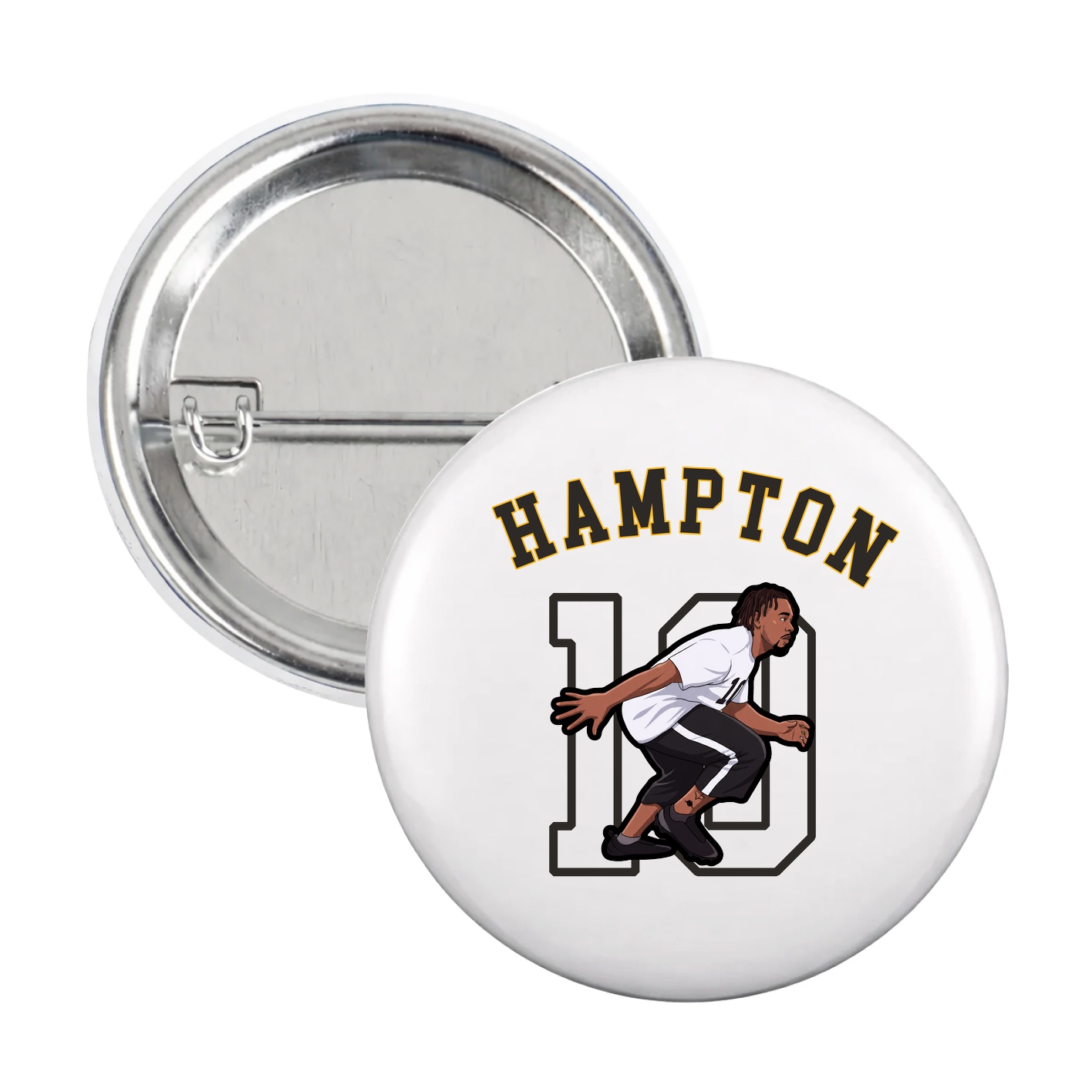 Game Day Button — Shirsey Arch in White
