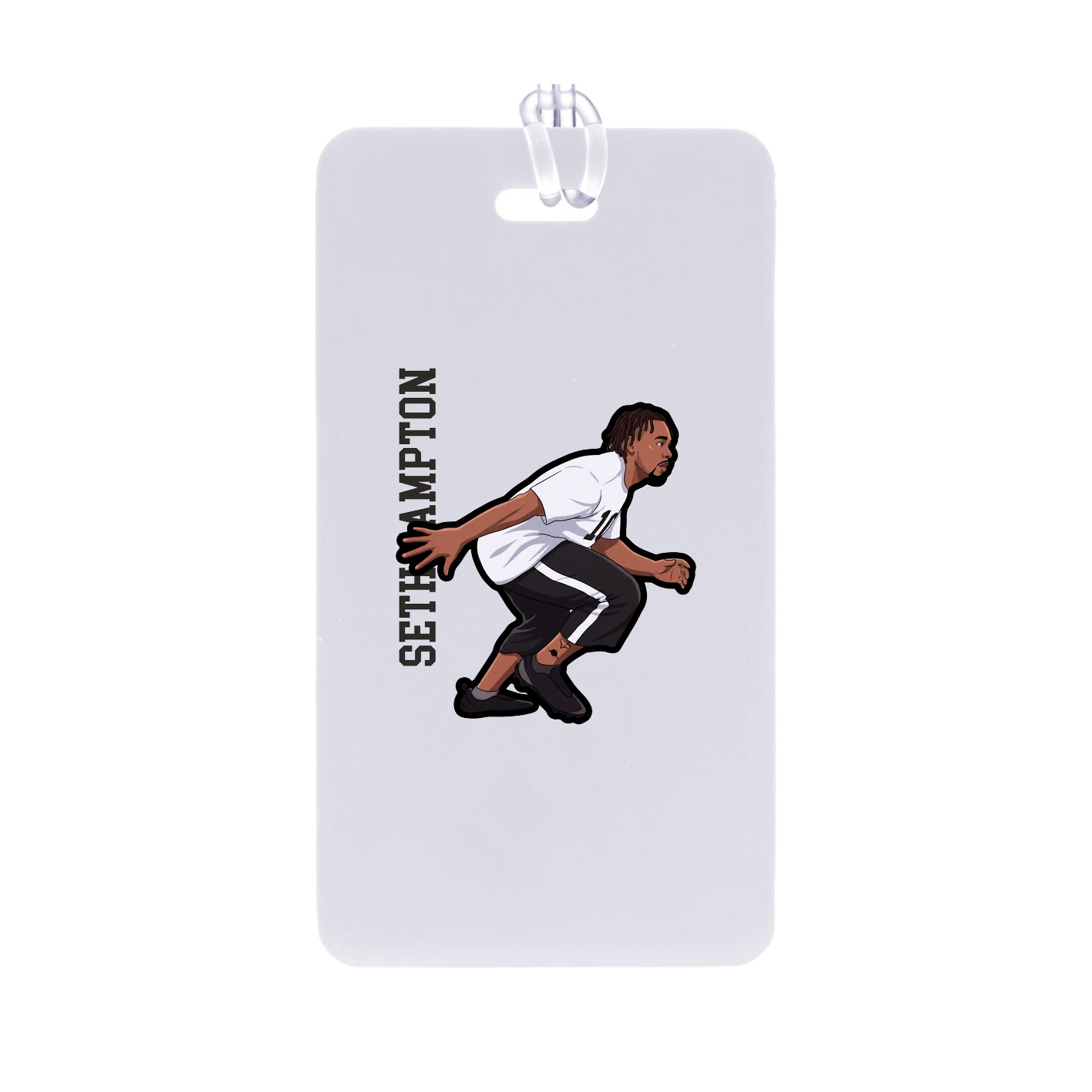 Bag Tag — Name Vertical in Classic