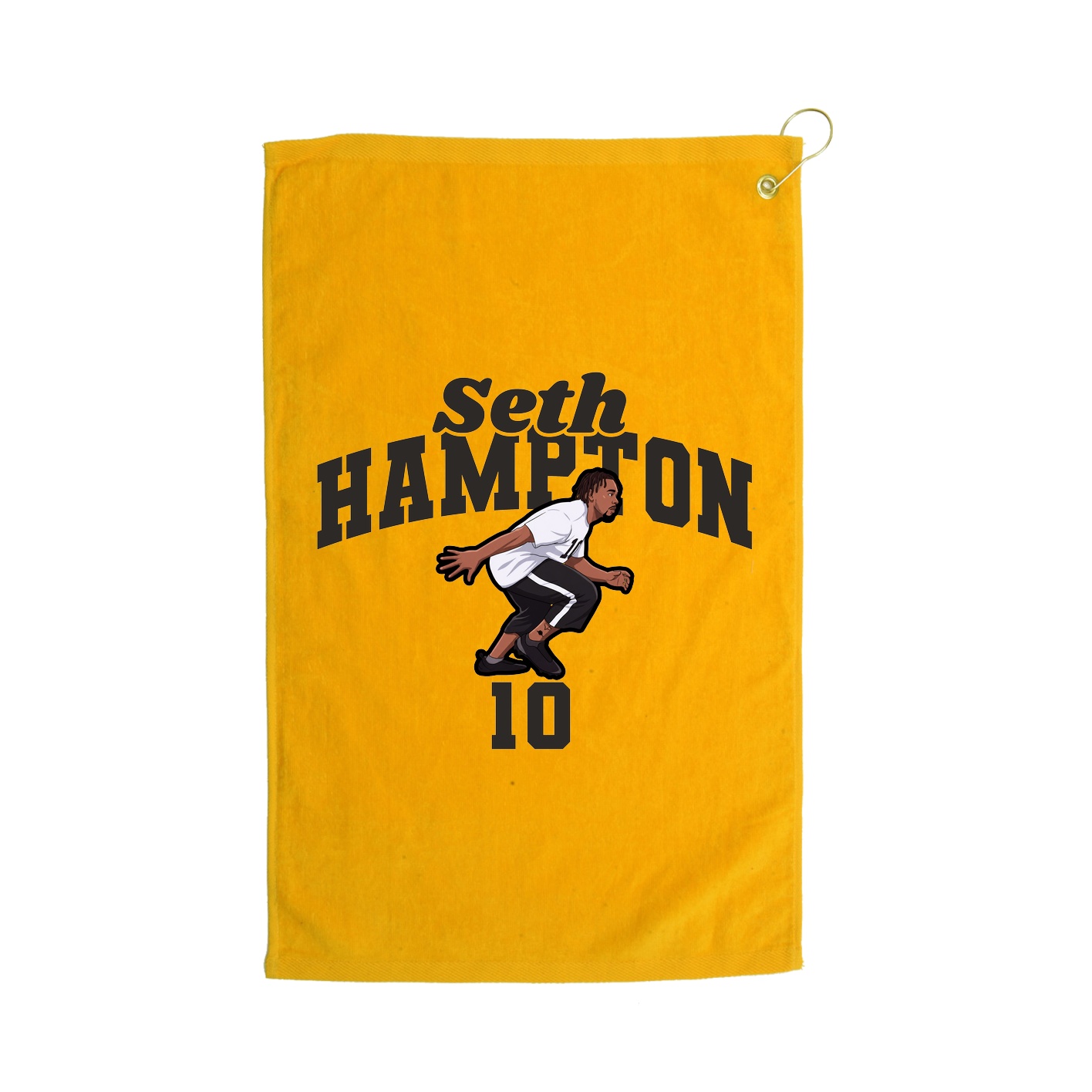 Golf Towel — Signature Arch in Gold