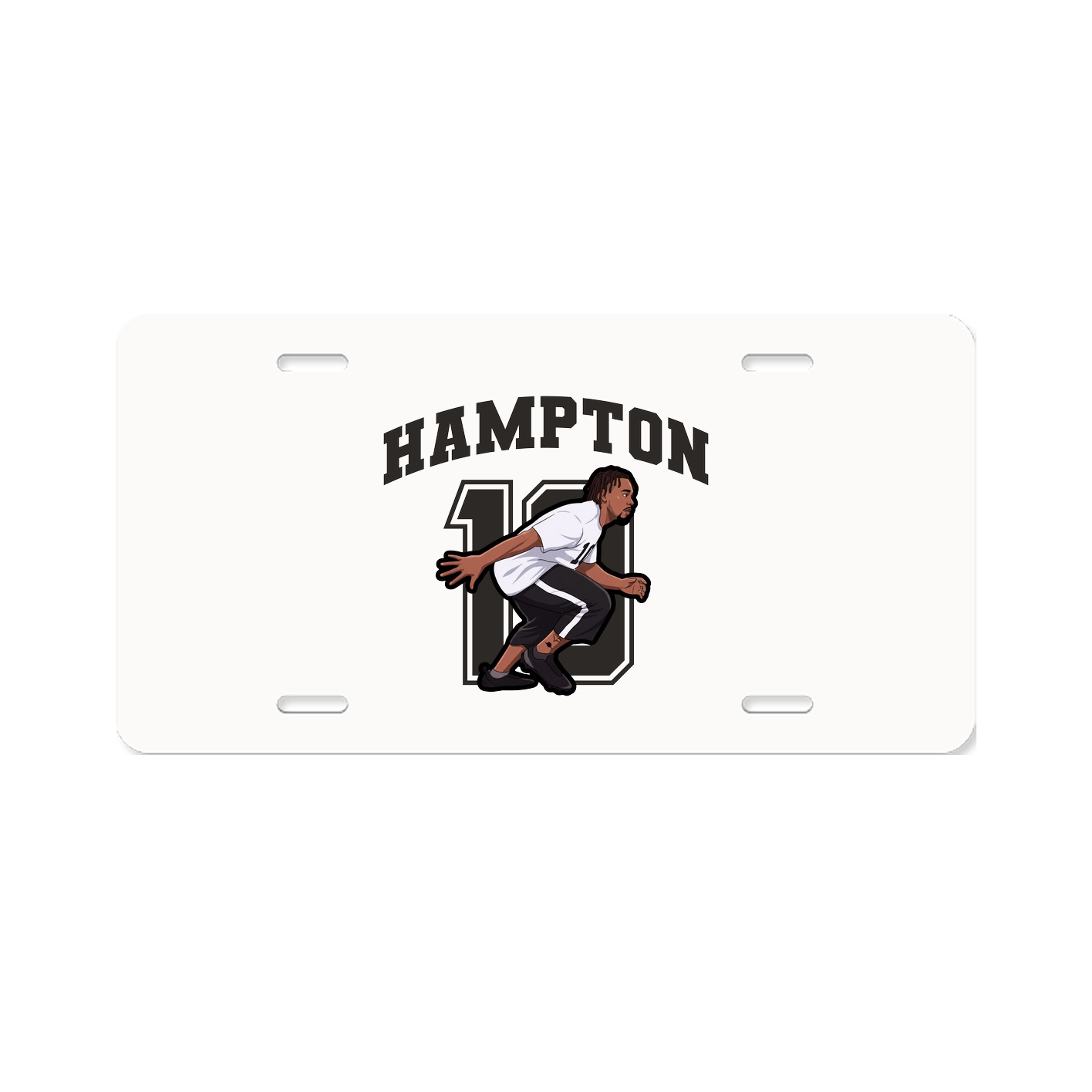 License Plate — Number in Classic