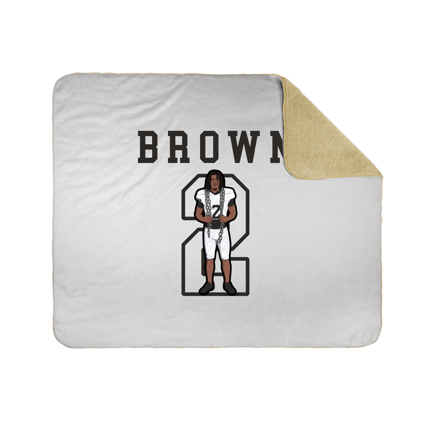 Throw Blanket — Shirsey in White
