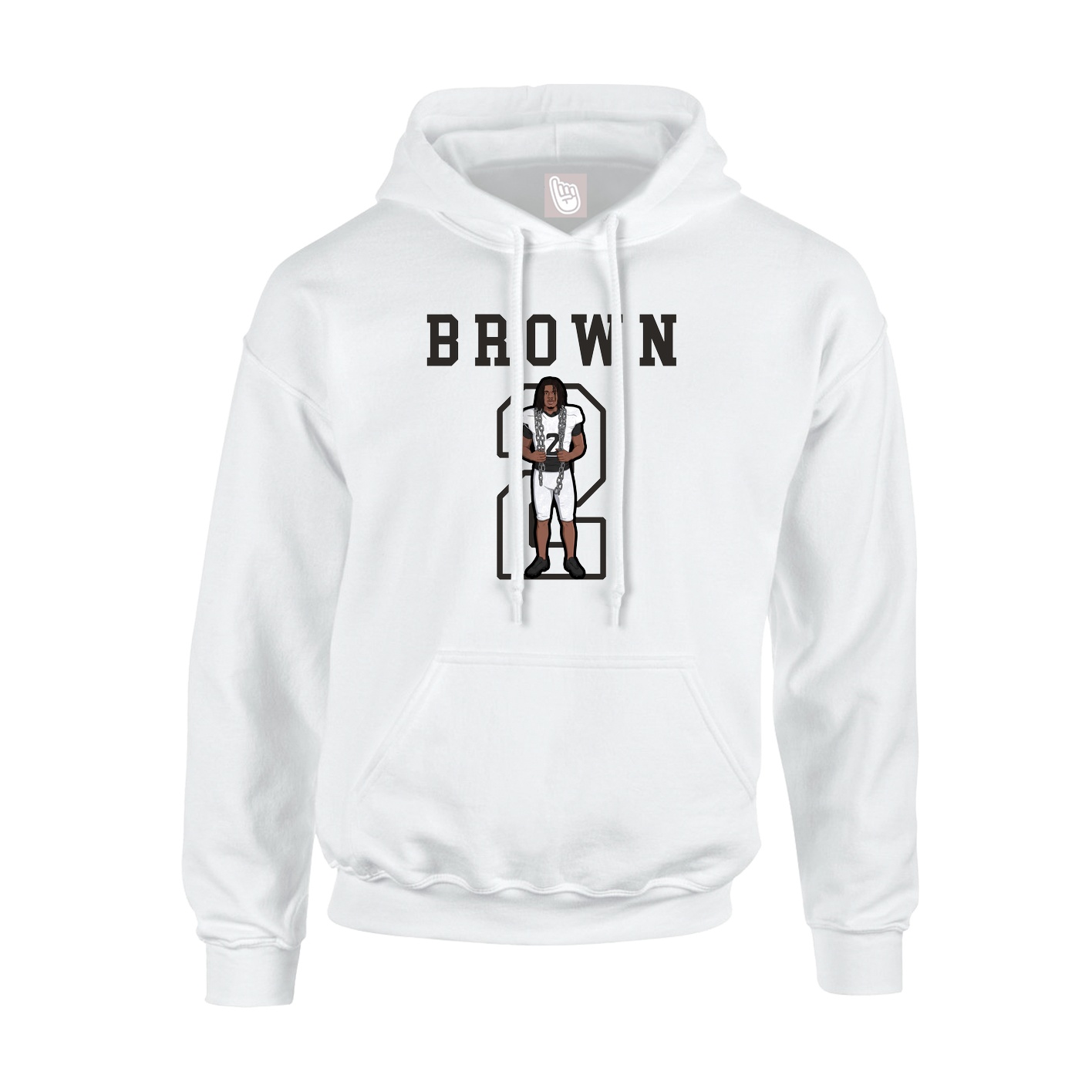 Hoodie — Shirsey in White