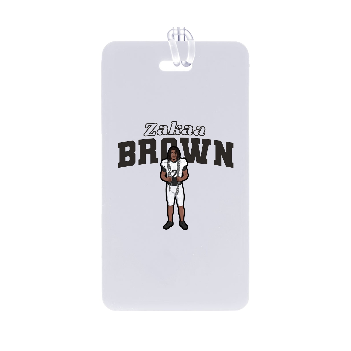 Bag Tag — Name Arch in Classic