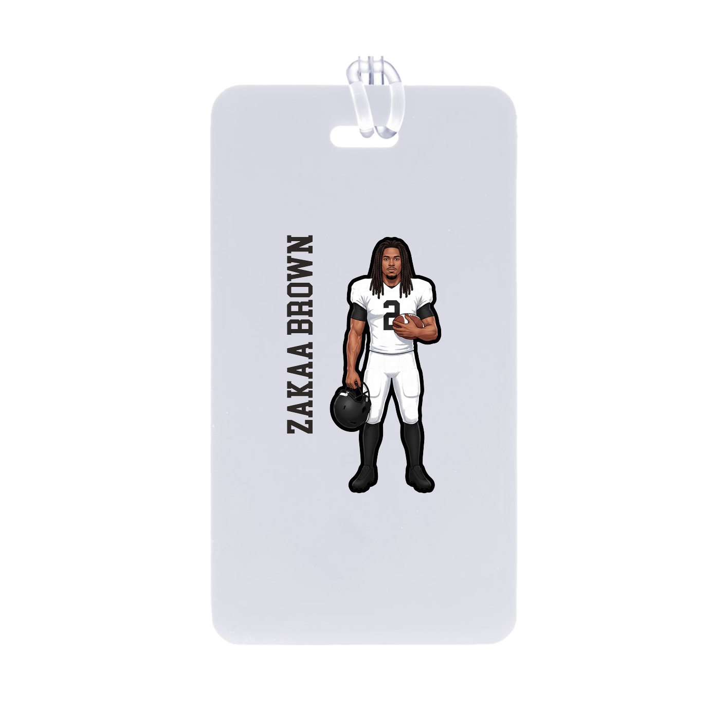 Bag Tag — Name Vertical in Classic