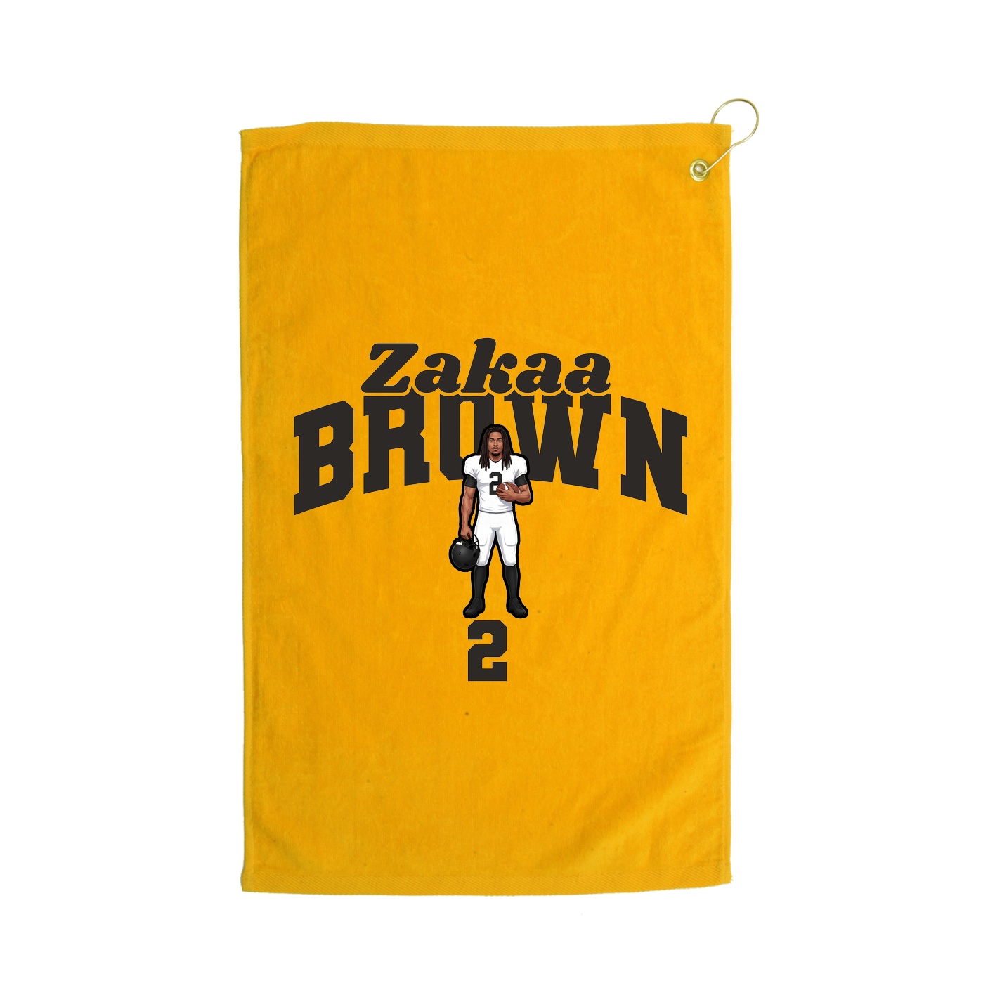 Golf Towel — Signature Arch in Gold