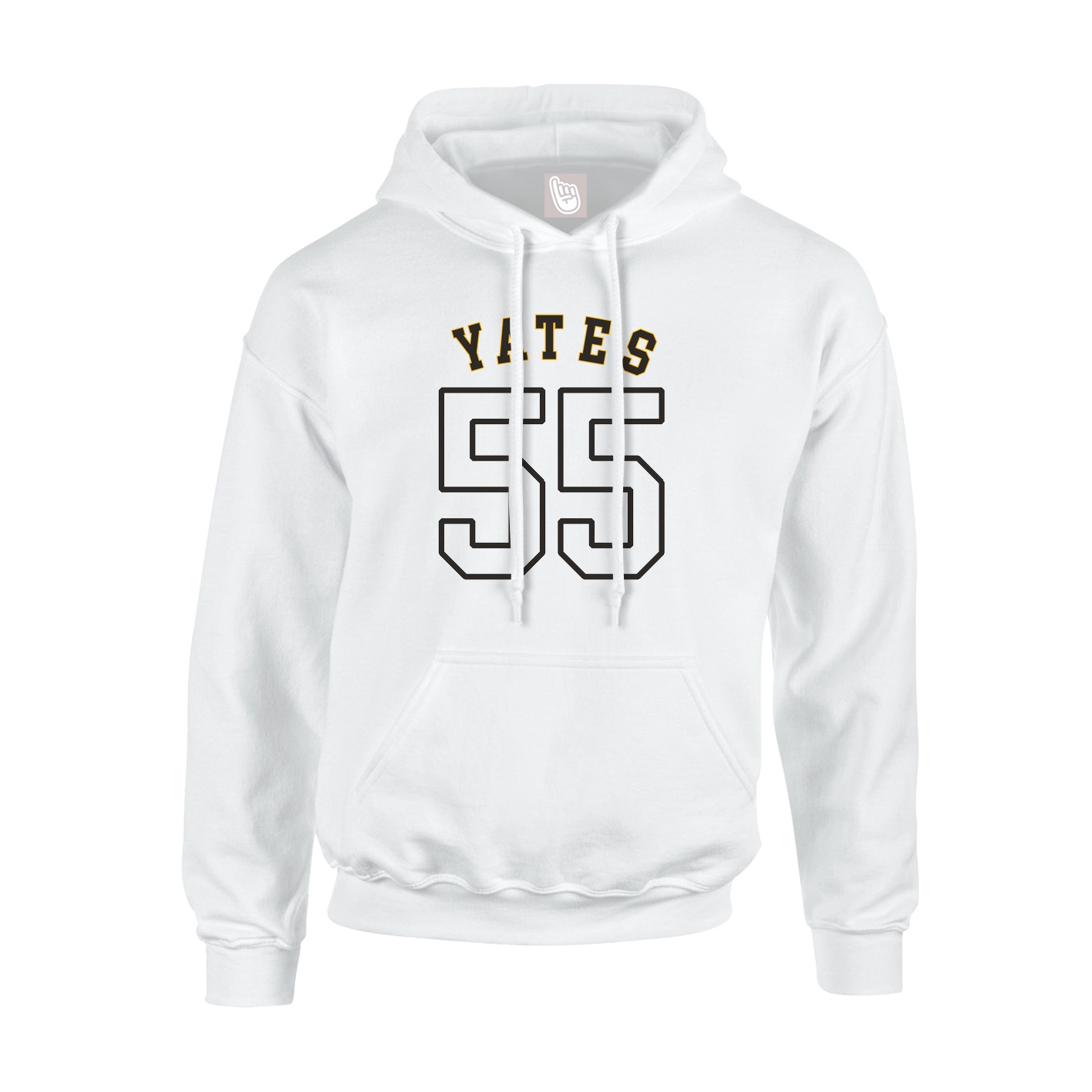 Hoodie — Shirsey Arch in White