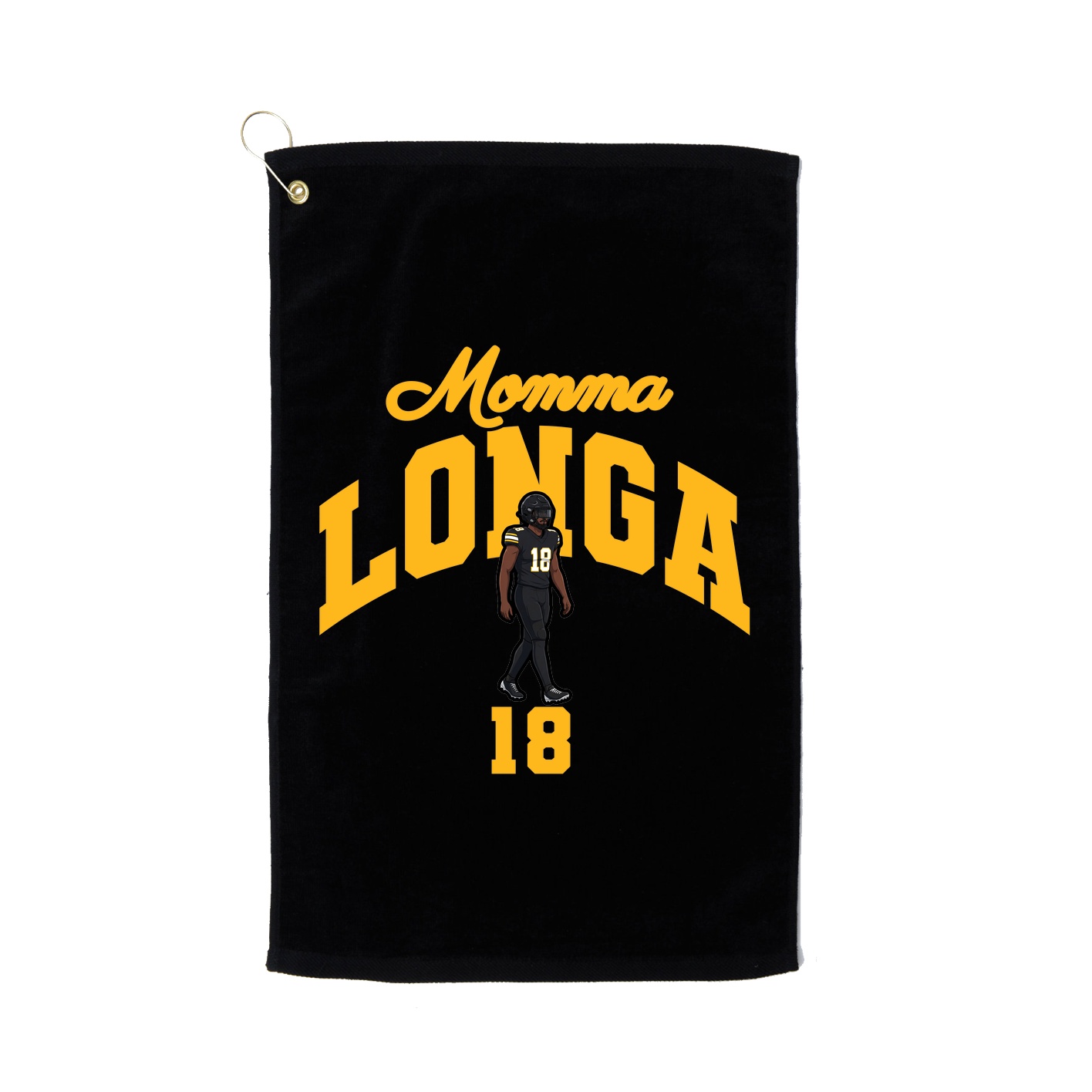 Golf Towel — Mothers Day Arch in Black