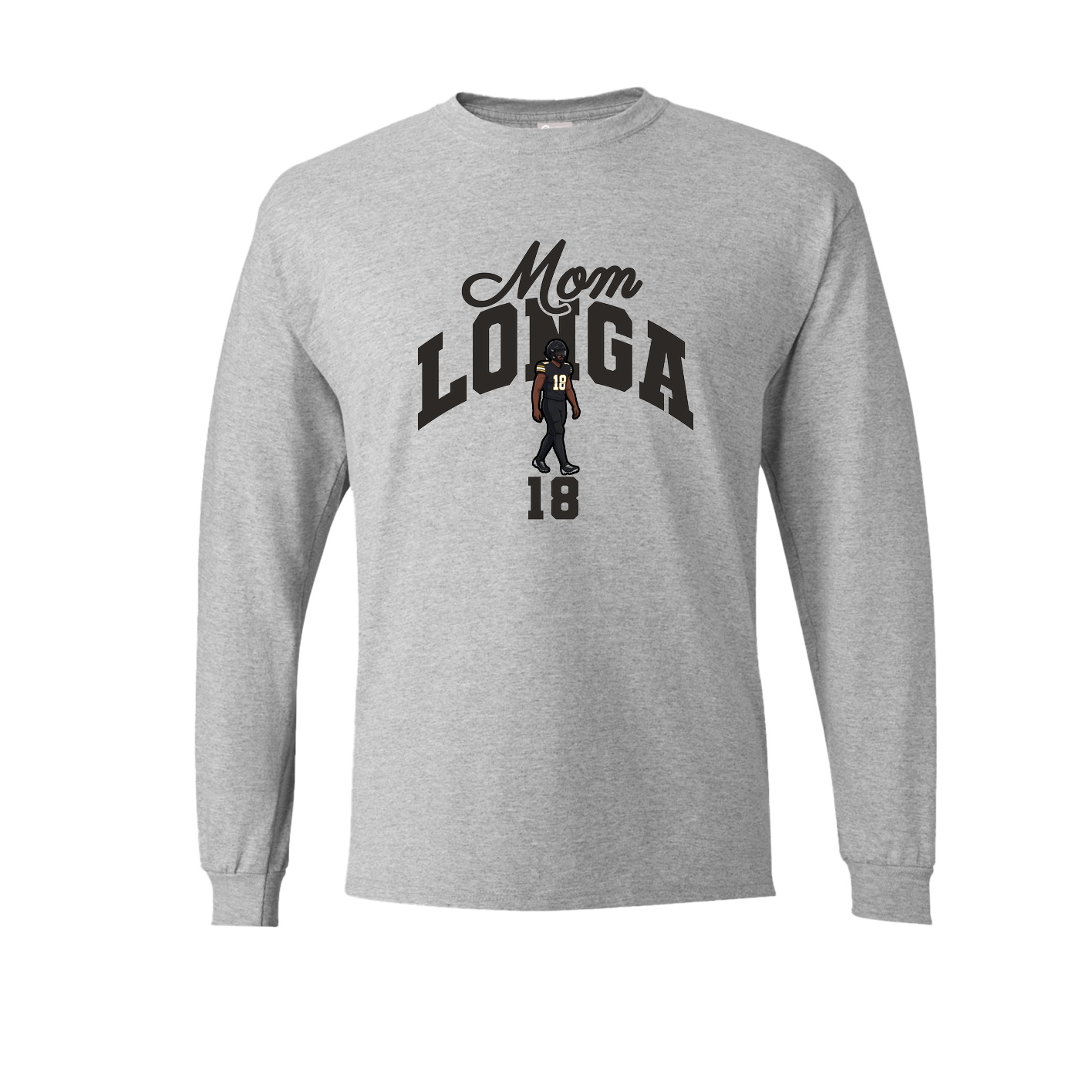 Long Sleeve Tee — Mothers Day Arch in Grey