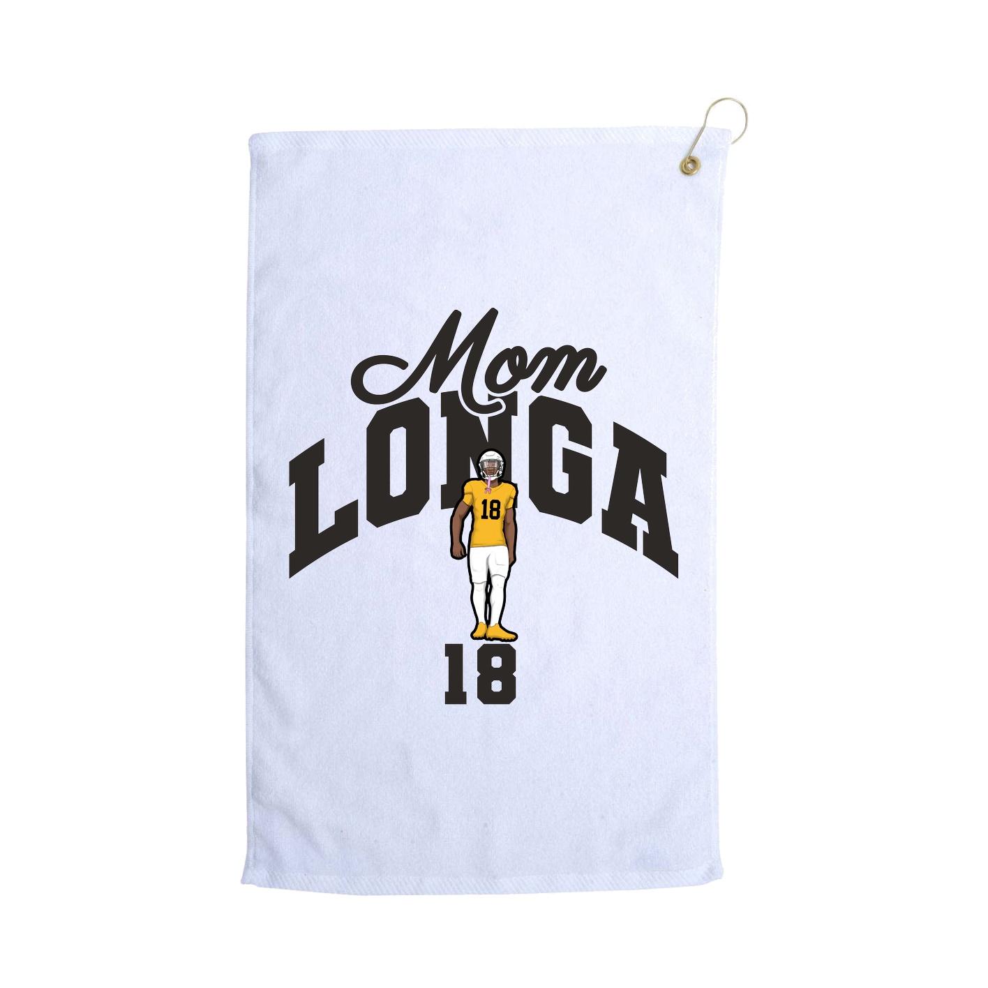 Golf Towel — Mothers Day Arch in White