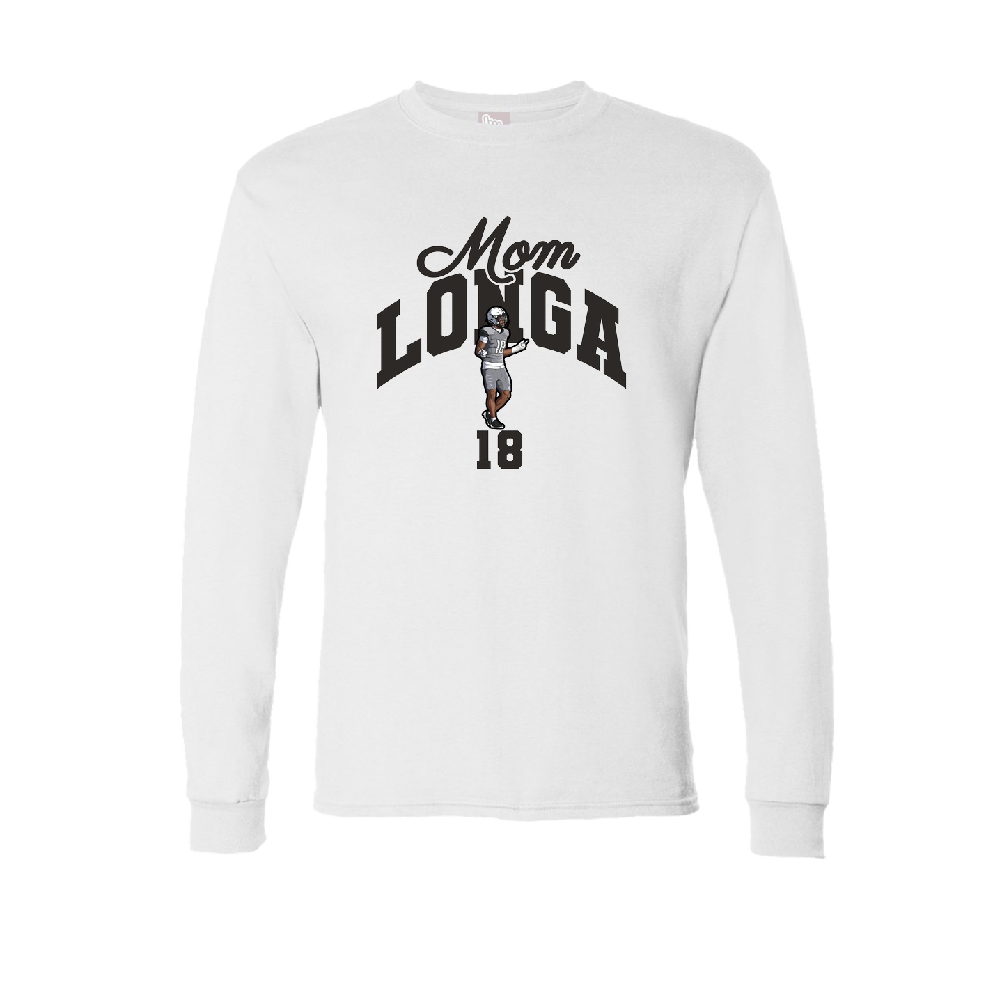 Long Sleeve Tee — Mothers Day Arch in White