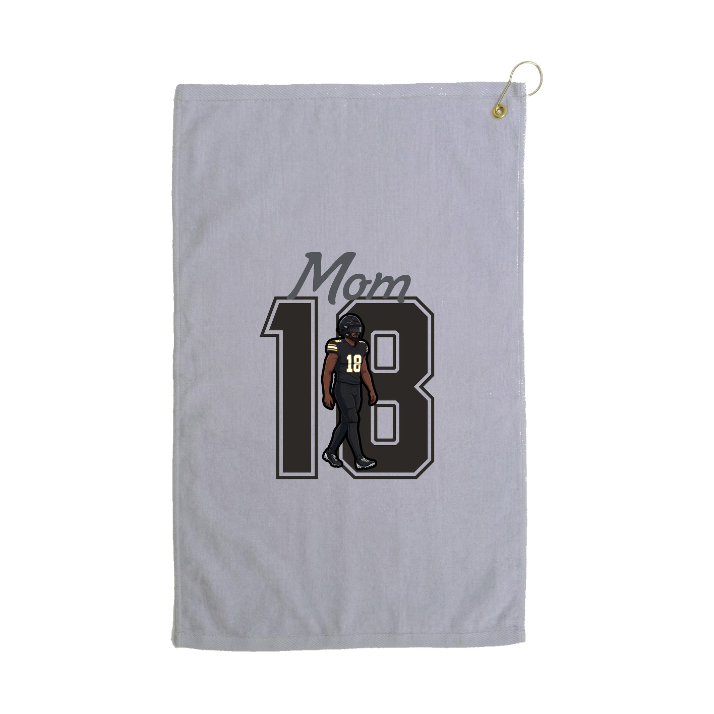Golf Towel — Mothers Day Shirsey in Grey